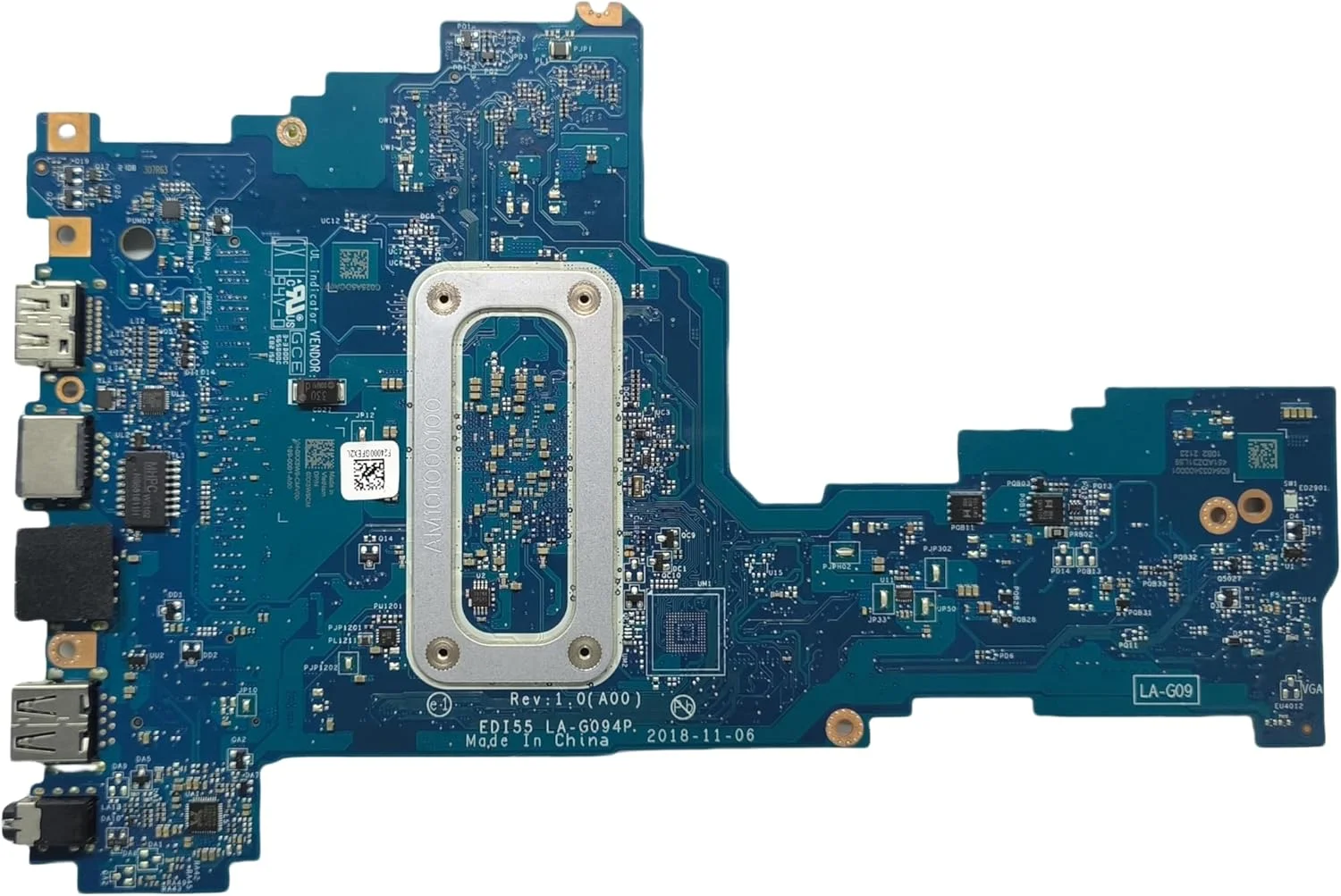 مادربرد جایگزین لپ تاپ EDI55 LA-G094P برای Dell Inspiron 3582، برد سیستم N5030، شماره قطعه 0XX5W9 XX5W9