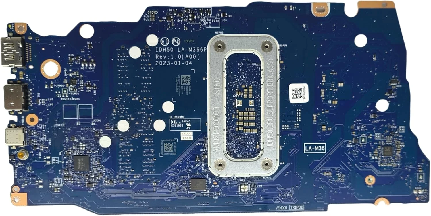 مادربرد جایگزین لپ تاپ IDH50 LA-M366P برای Dell Inspiron 15 3530، برد اصلی سیستم با پردازنده i5-1335U، شماره قطعه 0CH4T7 CH4T7 مادربرد جایگزین لپ تاپ IDH50 LA-M366P برای Dell Inspiron 15 3530، برد اصلی سیستم با پردازنده i5-1335U، شماره قطعه 0CH4T7 CH4T7