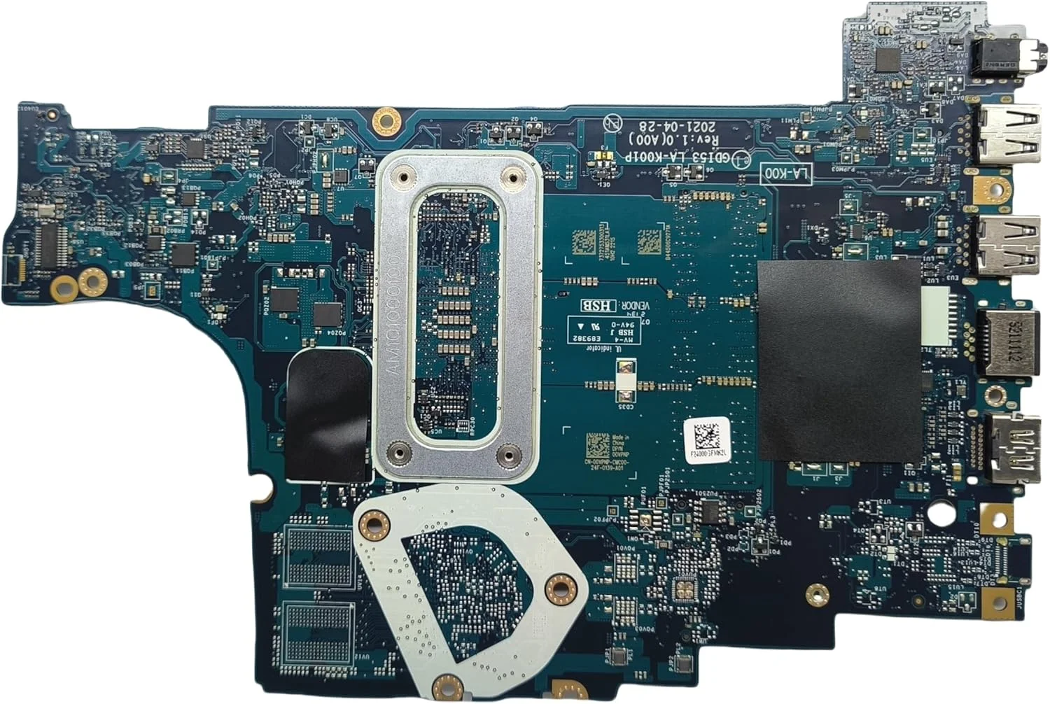 مادربرد جایگزین لپ تاپ GDI53 LA-K001P برای Dell inspiron 3505، برد اصلی سیستم با پردازنده R3-3250U، شماره قطعه 00VPNP 0VPNP