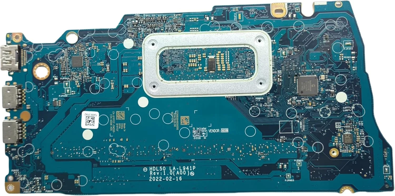 مادربرد جایگزین لپ تاپ HDL50 LA-L941P برای Dell Vostro 3420، برد سیستم پردازنده i7-1255U مدل 0FRTCF FRTCF