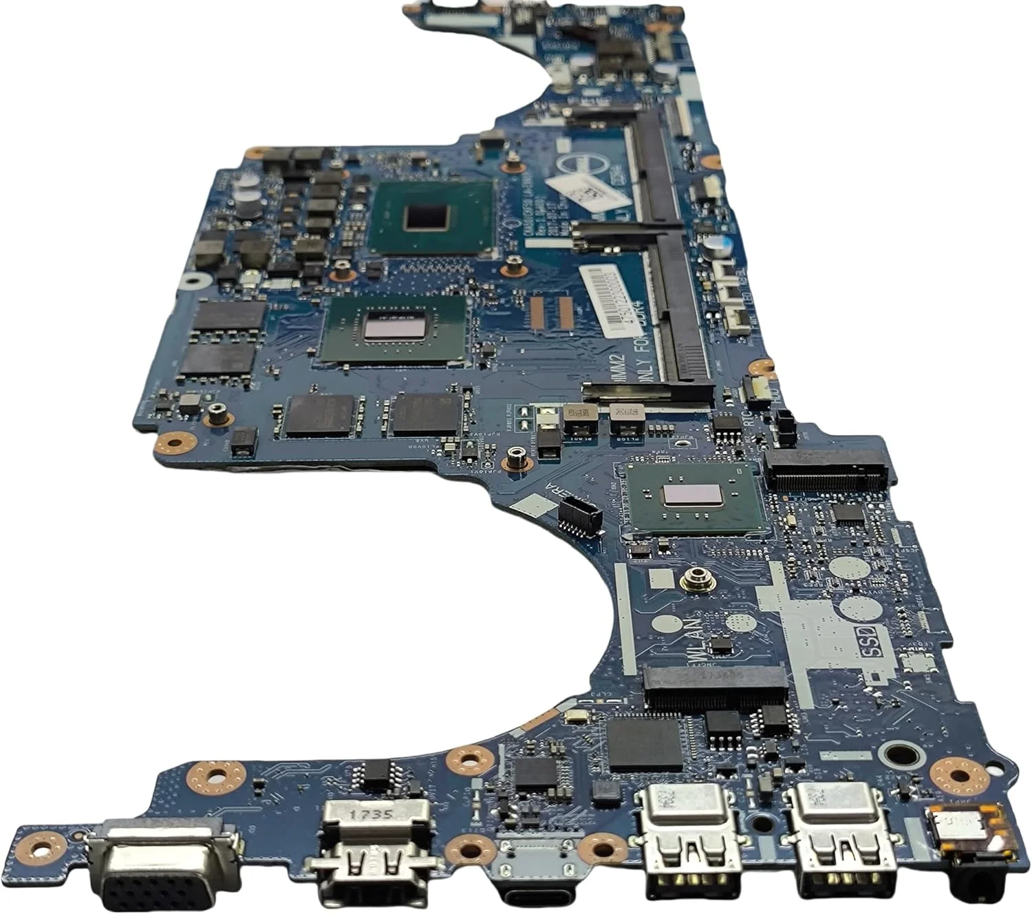 مادربرد جایگزین لپ تاپ CKA50/CKF50 LA-E991P برای Dell Vostro 7570، برد سیستم i7-7700HQ، پردازنده GTX 1050 Ti 4G 0NGX46 NGX46