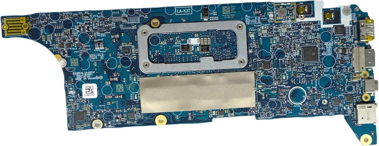 مادربرد جایگزین لپ تاپ GDC31 LA-K371P برای Dell Latitude 7520، پردازنده i7-1185G7، رم 32 گیگابایت، 0GCXXC GCXXC