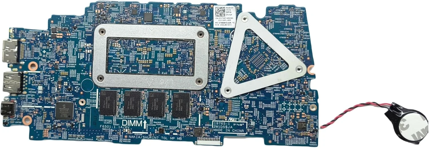 مادربرد جایگزین لپ تاپ 19765-1 برای Dell Inspiron 7300، پردازنده i7-1165G7، رم 8 گیگابایتی، MX350 2G، 0YCTGP YCTGP