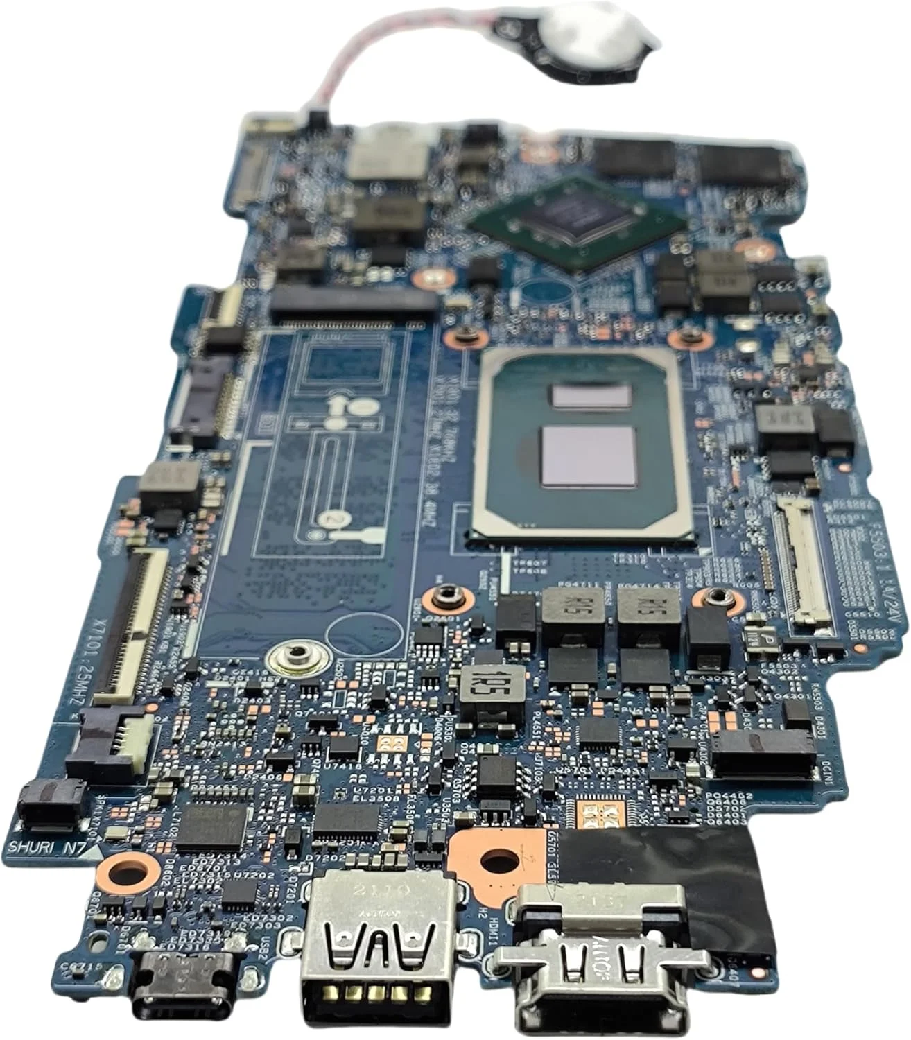 مادربرد جایگزین لپ تاپ 19765-1 برای Dell Inspiron 7400، پردازنده i7-1165G7، رم 8 گیگابایتی، MX350 2G، 0YCTGP YCTGP