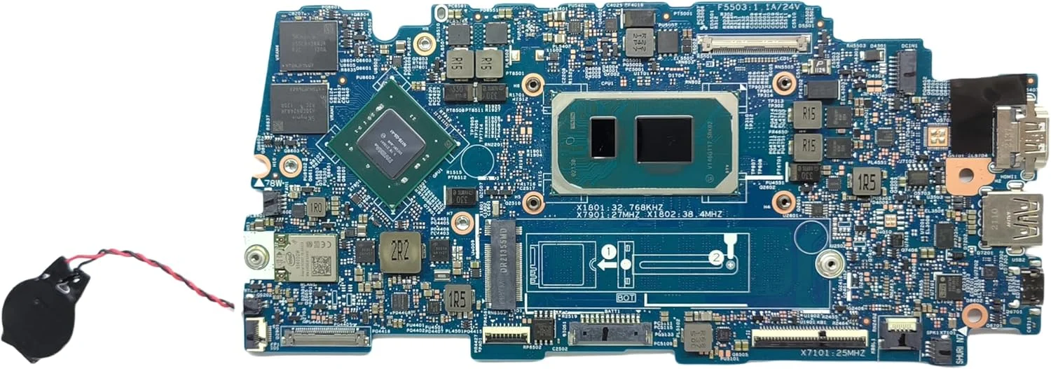 مادربرد جایگزین لپ تاپ 19765-1 برای Dell Inspiron 7300، پردازنده i7-1165G7، رم 8 گیگابایتی، MX350 2G، 0YCTGP YCTGP