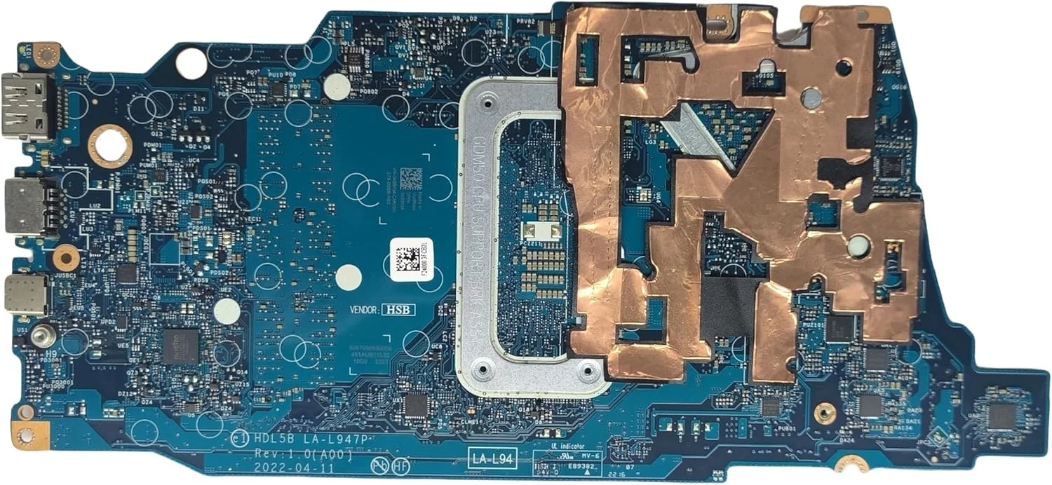 مادربرد جایگزین لپ تاپ HDL5B LA-L947P برای Dell Vostro 3520، پردازنده i7-1255U، گرافیک MX550 2G VRAM، شماره قطعه 0486KM 486KM مادربرد جایگزین لپ تاپ HDL5B LA-L947P برای Dell Vostro 3520، پردازنده i7-1255U، گرافیک MX550 2G VRAM، شماره قطعه 0486KM 486KM