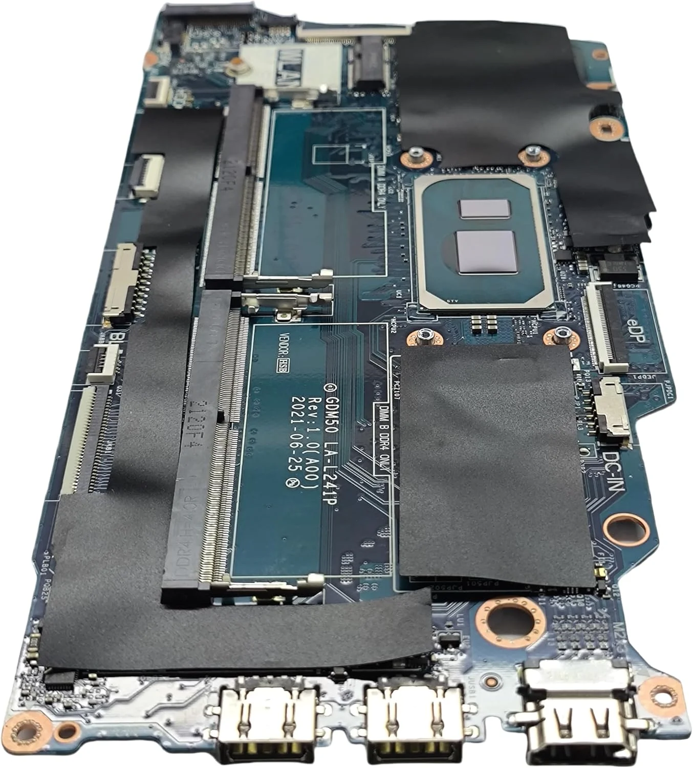 مادربرد جایگزین لپ تاپ GDM50 LA-L241P برای Dell Vostro 15 3510، پردازنده i7-1165G7، شماره قطعه 0W98VX W98VX مادربرد جایگزین لپ تاپ GDM50 LA-L241P برای Dell Vostro 15 3510، پردازنده i7-1165G7، شماره قطعه 0W98VX W98VX