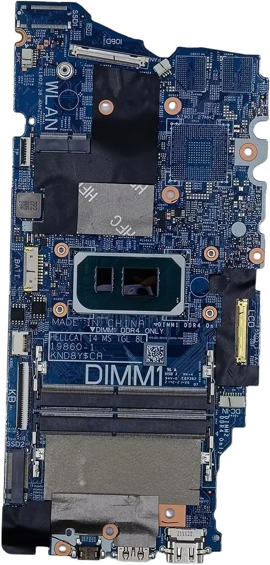 مادربرد جایگزین برای دل Inspiron 5406 2-in-1 مدل HELL CAT 14 MS TGL 8L 19860-1 با پردازنده i7-1165G7، شماره قطعه 0VMRNH
