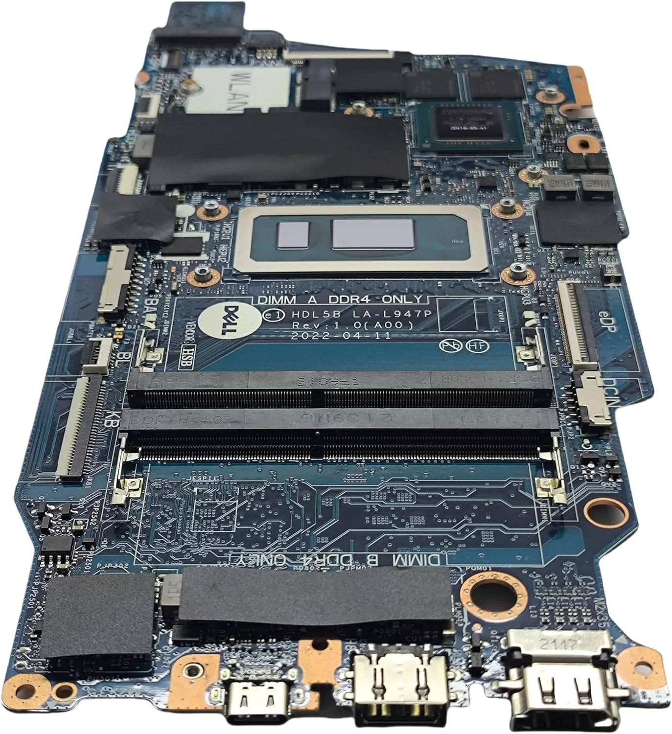 مادربرد جایگزین لپ تاپ HDL5B LA-L947P برای Dell Vostro 3520، پردازنده i7-1255U، گرافیک MX550 2G VRAM، شماره قطعه 0486KM 486KM مادربرد جایگزین لپ تاپ HDL5B LA-L947P برای Dell Vostro 3520، پردازنده i7-1255U، گرافیک MX550 2G VRAM، شماره قطعه 0486KM 486KM