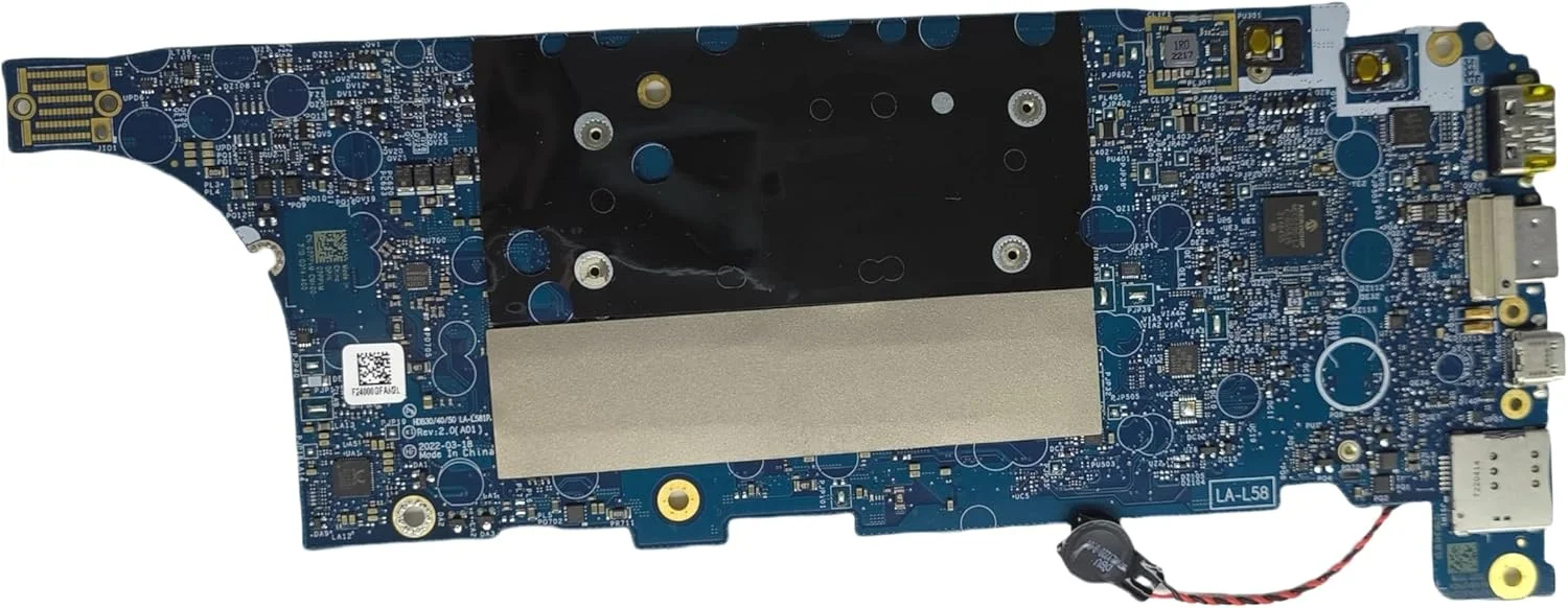 مادربرد جایگزین لپ تاپ HDB30 /40/50 LA-L581P برای Dell Latitude 7530، پردازنده i7-1265U، رم 16 گیگابایت، 02PPVM 2PPVM