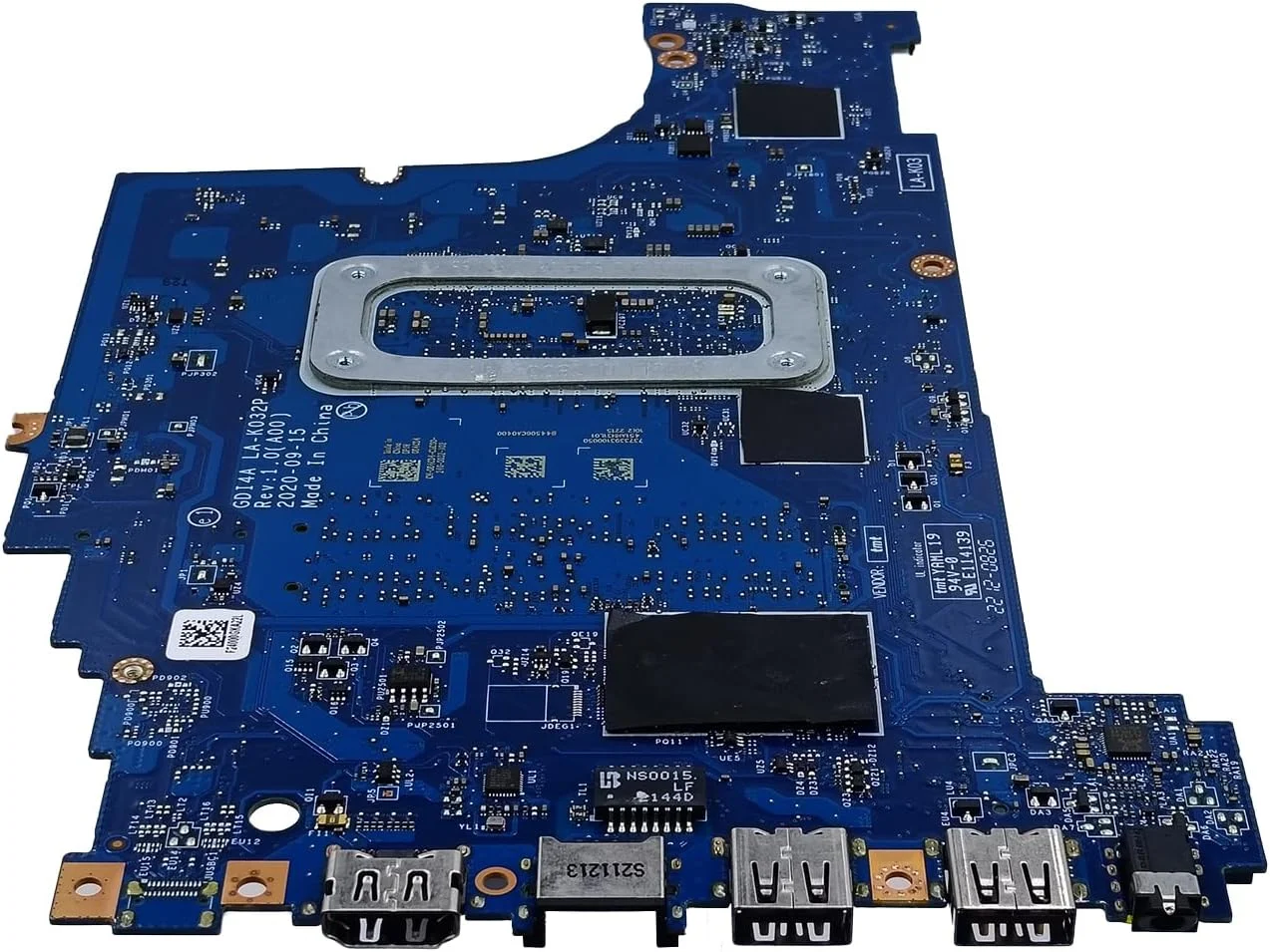 مادربرد جایگزین لپ تاپ GDI4A LA-K032P برای Dell Inspiron 3501 با پردازنده i7-1165G7، شماره قطعه 084CD4 84CD4