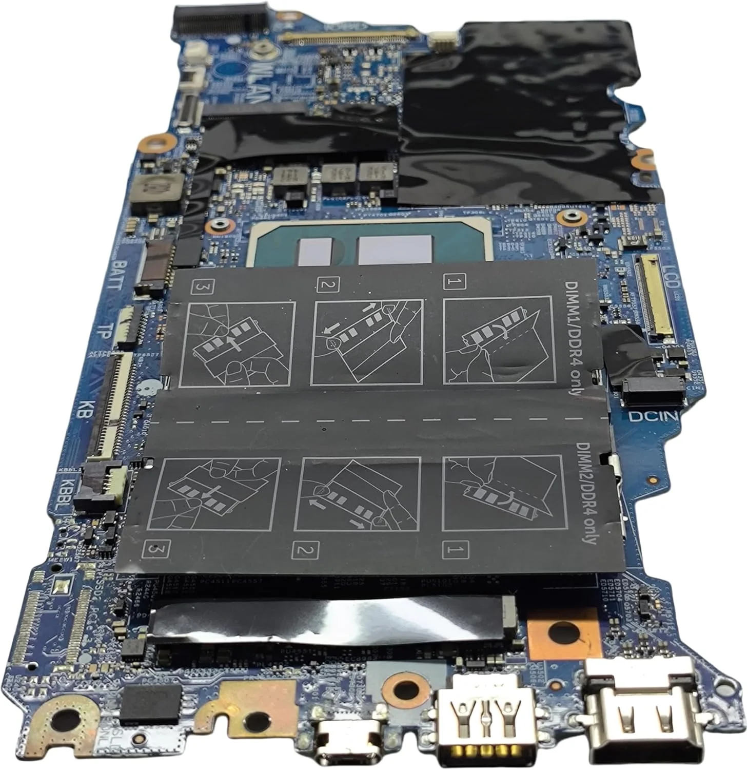 مادربرد جایگزین لپ تاپ سایبورگ L 15 TGL 203070-1 برای Dell Latitude 3520، برد اصلی سیستم با پردازنده i7-1165G7، شماره قطعه 08N6T5 8N6T5