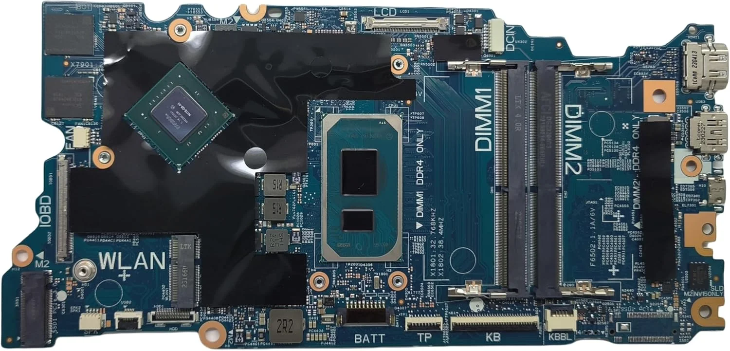 مادربرد جایگزین لپ تاپ 213277-1 Cyborg L 15 TGL New Load SW برای Dell Latitude 3420 3520، برد اصلی سیستم با پردازنده i7-1165G7 و کارت گرافیک MX350 2G VRAM، شماره قطعه 01MD9W 1MD9W