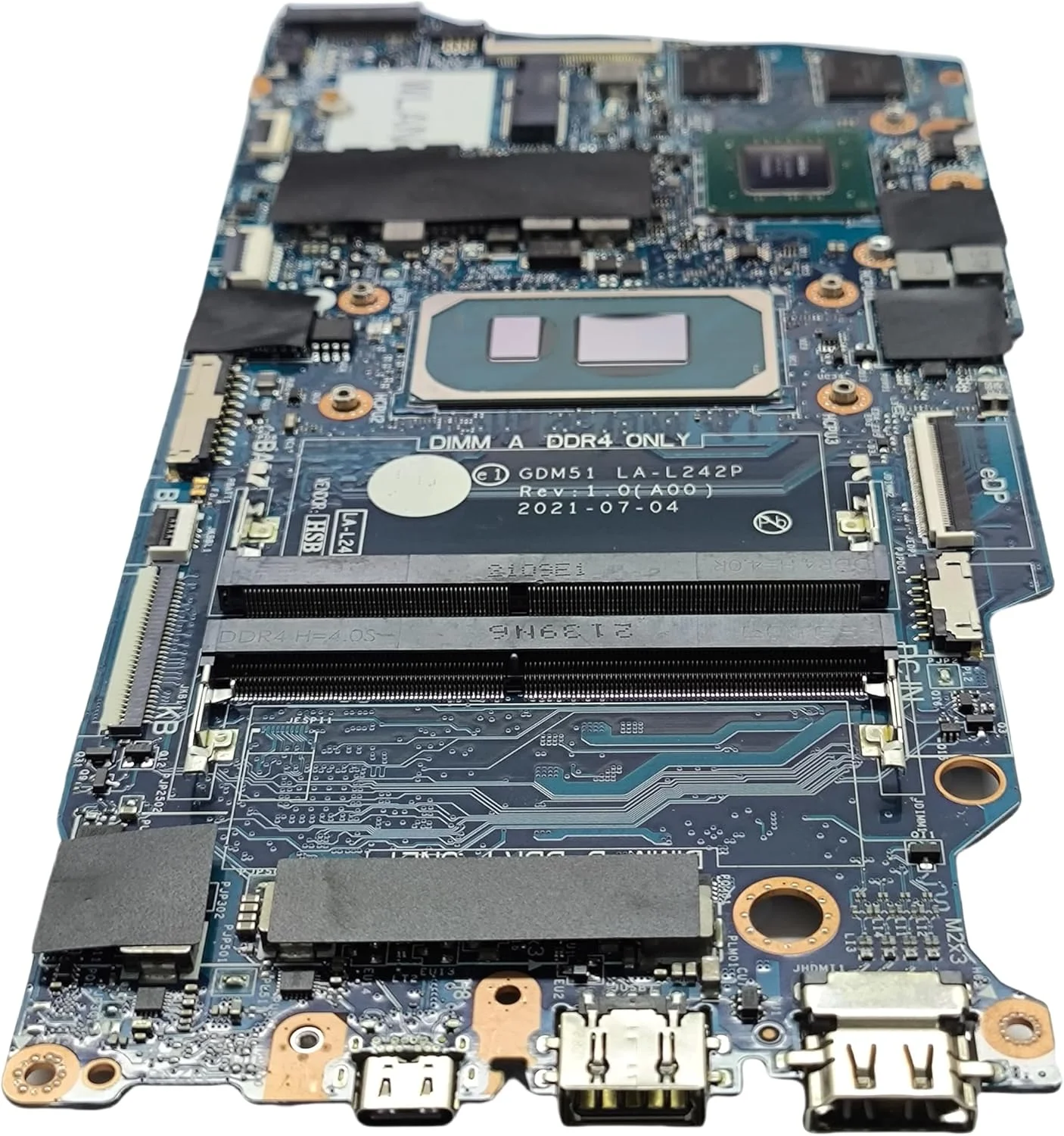 مادربرد جایگزین لپ تاپ GDM51 LA-L242P برای Dell Vostro 15 3510، پردازنده i7-1165G7، کارت گرافیک MX350 2G، شماره قطعه 0193GM 193GM