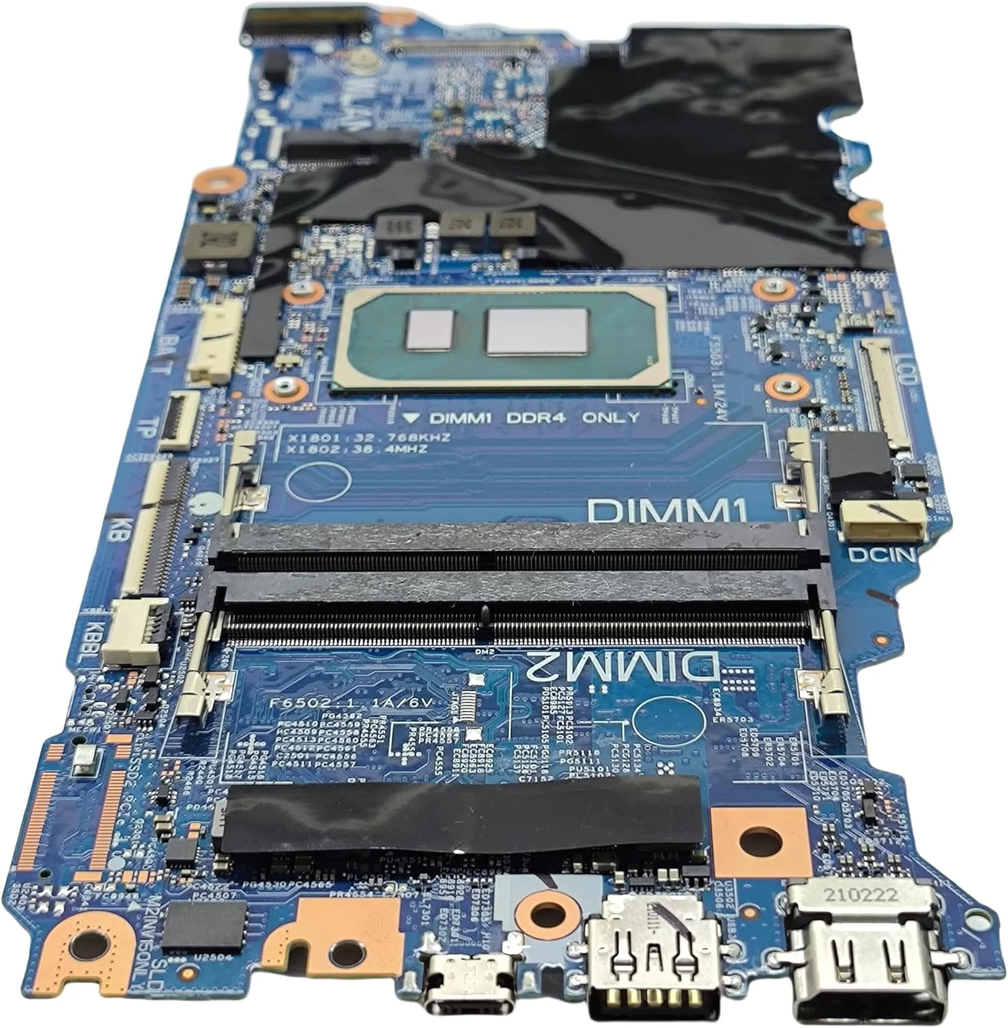 مادربرد جایگزین لپ تاپ سایبورگ 14TGL 19856-1 برای Dell Inspiron 5510، برد اصلی سیستم با پردازنده i7-11370H، شماره قطعه 0DV5HJ DV5HJ