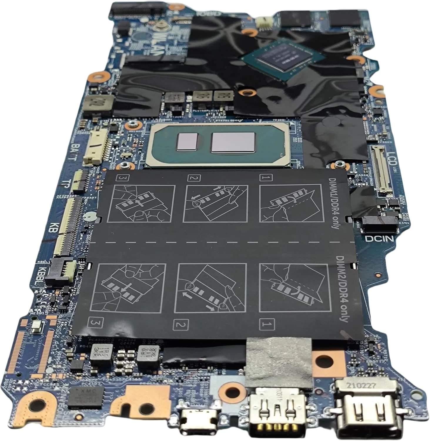 مادربرد جایگزین لپ تاپ سایبورگ 14TGL 19856-1 برای Dell Inspiron 5410، برد اصلی سیستم با پردازنده i7-11370H و گرافیک MX450 2G، شماره قطعه 0MT91G MT91G