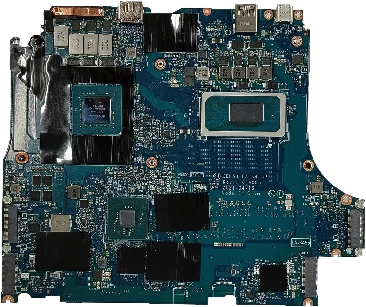 مادربرد جایگزین برای دل G15 5511 مدل GDL58 LA-K455P، پردازنده i5-11400H، کارت گرافیک RTX 3050 4GB، شماره قطعه 0FHYK3 FHYK3