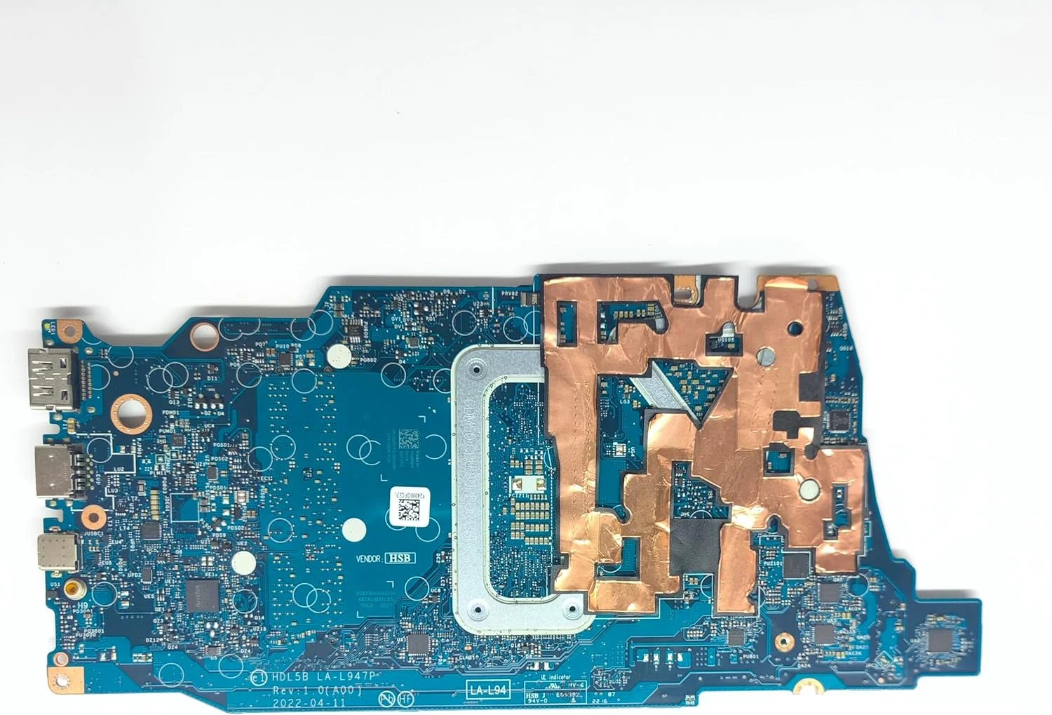 مادربرد جایگزین لپ تاپ HDL5B LA-L947P برای Dell Vostro 3520، پردازنده i5-1235U، گرافیک MX550 2G VRAM، شماره قطعه 05PVTC 5PVTC