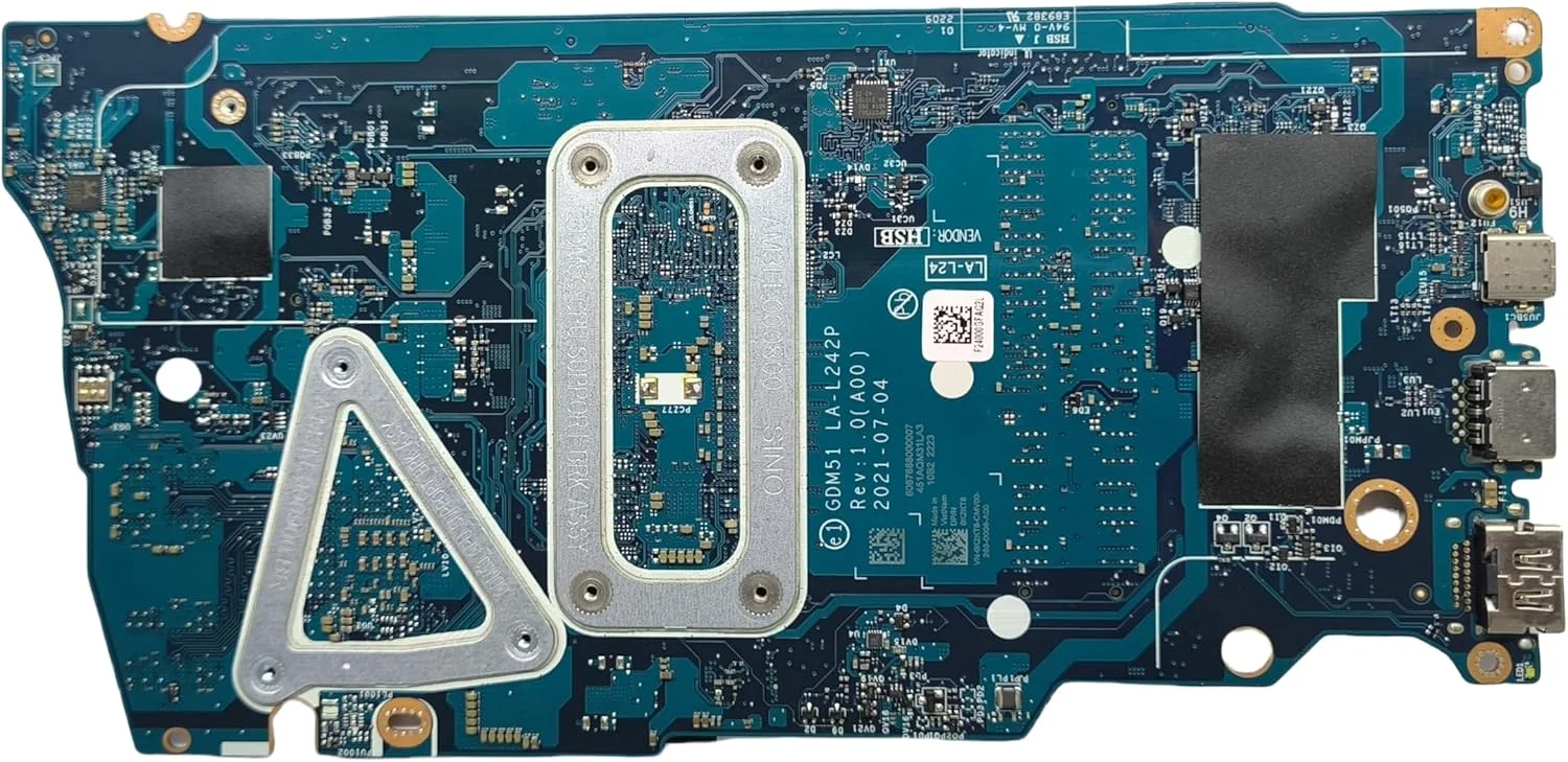 مادربرد جایگزین لپ تاپ GDM51 LA-L242P برای Dell Vostro 15 3510، پردازنده i5-1135G7، گرافیک MX350 2G، شماره قطعه 0K2KT8 K2KT8