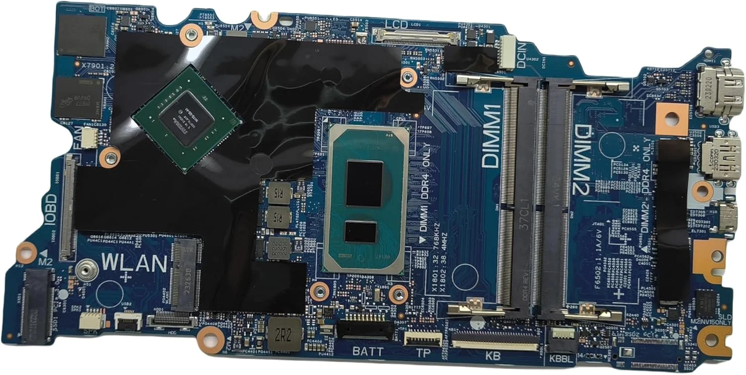 مادربرد جایگزین لپ تاپ 213276-1 Cyborg L14 TGL NEW LOAD SW برای Dell Latitude 3420، پردازنده i5-1135G7، گرافیک MX350 2G VRAM، شماره قطعه 0GKM26 GKM26