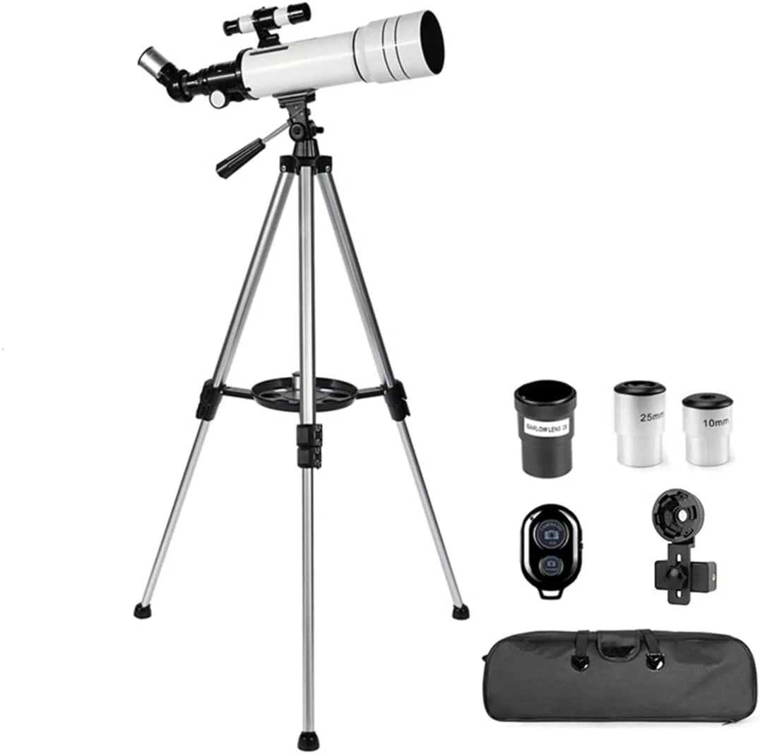 تلسکوپ نجومی با دهانه 70 میلی‌متری، تلسکوپ‌های فضایی انکساری برای نجوم (کیف پشتی 40070)