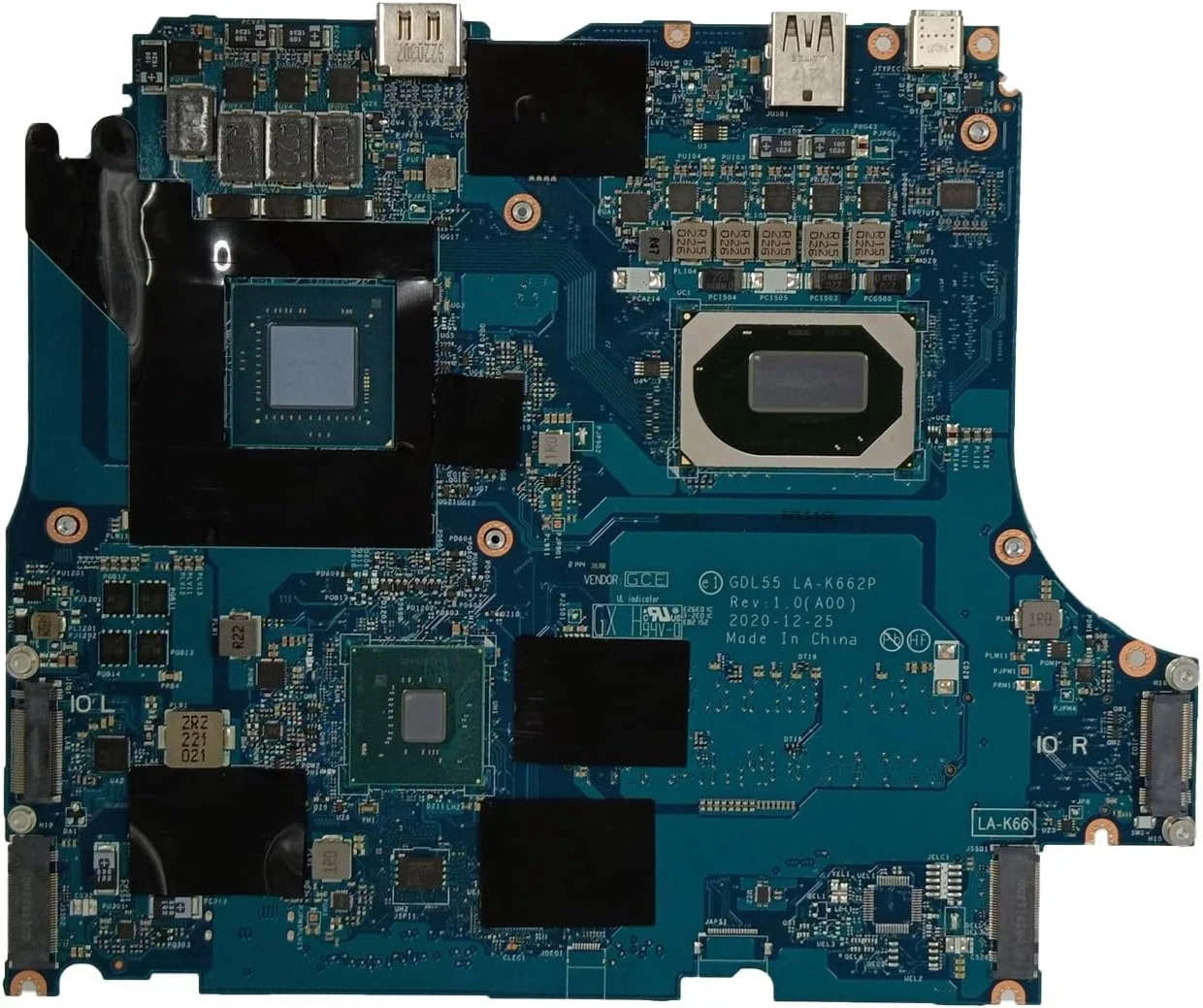 مادربرد جایگزین برای دل G15 5510 مدل GDL55 LA-K662P، پردازنده i5-10500H، کارت گرافیک RTX 3050 Ti 4GB، شماره قطعه 050GJP 50GJP مادربرد جایگزین برای دل G15 5510 مدل GDL55 LA-K662P، پردازنده i5-10500H، کارت گرافیک RTX 3050 Ti 4GB، شماره قطعه 050GJP 50GJP