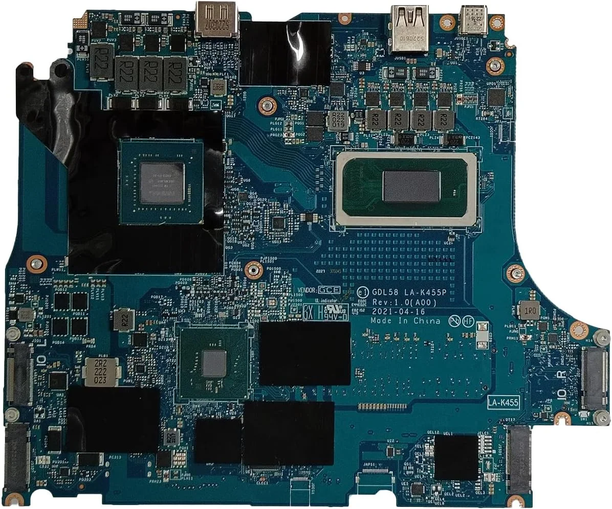 جایگزین مادربرد دل G15 5511 مدل GDL58 LA-K455P، پردازنده i5-11260H، کارت گرافیک RTX 3050 TI 4GB، شماره قطعه 0DGPT1 DGPT1 جایگزین مادربرد دل G15 5511 مدل GDL58 LA-K455P، پردازنده i5-11260H، کارت گرافیک RTX 3050 TI 4GB، شماره قطعه 0DGPT1 DGPT1