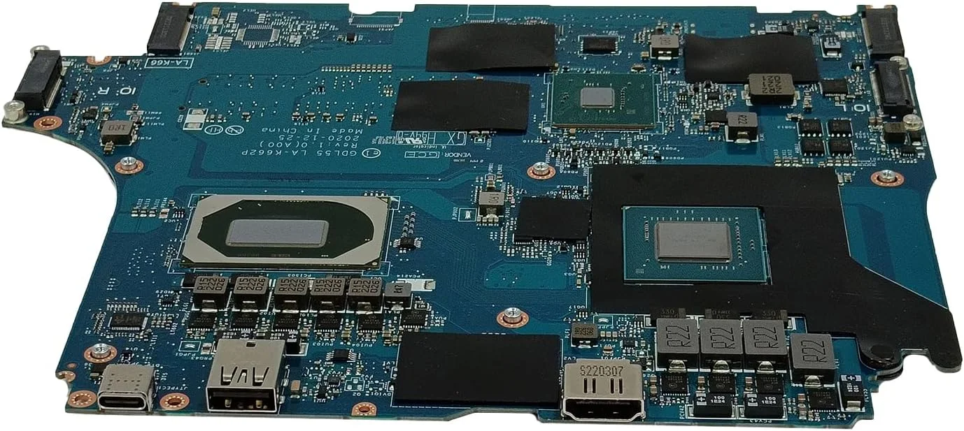 مادربرد جایگزین برای دل G15 5510 مدل GDL55 LA-K662P، پردازنده i5-10500H، کارت گرافیک RTX 3050 Ti 4GB، شماره قطعه 050GJP 50GJP مادربرد جایگزین برای دل G15 5510 مدل GDL55 LA-K662P، پردازنده i5-10500H، کارت گرافیک RTX 3050 Ti 4GB، شماره قطعه 050GJP 50GJP