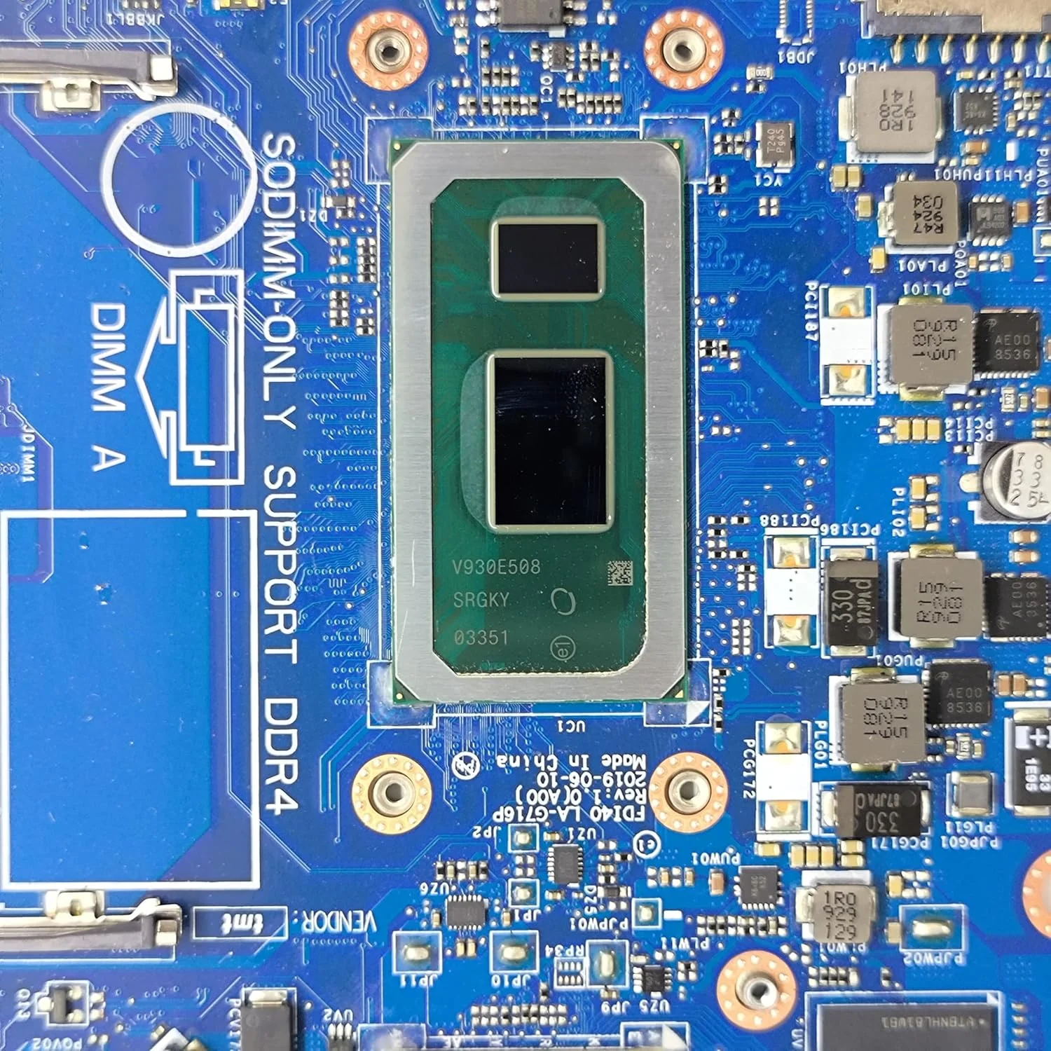 مادربرد جایگزین لپ تاپ FDI40 LA-G716P برای Dell Vostro 3590، برد سیستم پردازنده i5-10210U مدل R610 با 2 گیگابایت حافظه، شماره قطعه 08YJK5 8YJK5 مادربرد جایگزین لپ تاپ FDI40 LA-G716P برای Dell Vostro 3590، برد سیستم پردازنده i5-10210U مدل R610 با 2 گیگابایت حافظه، شماره قطعه 08YJK5 8YJK5