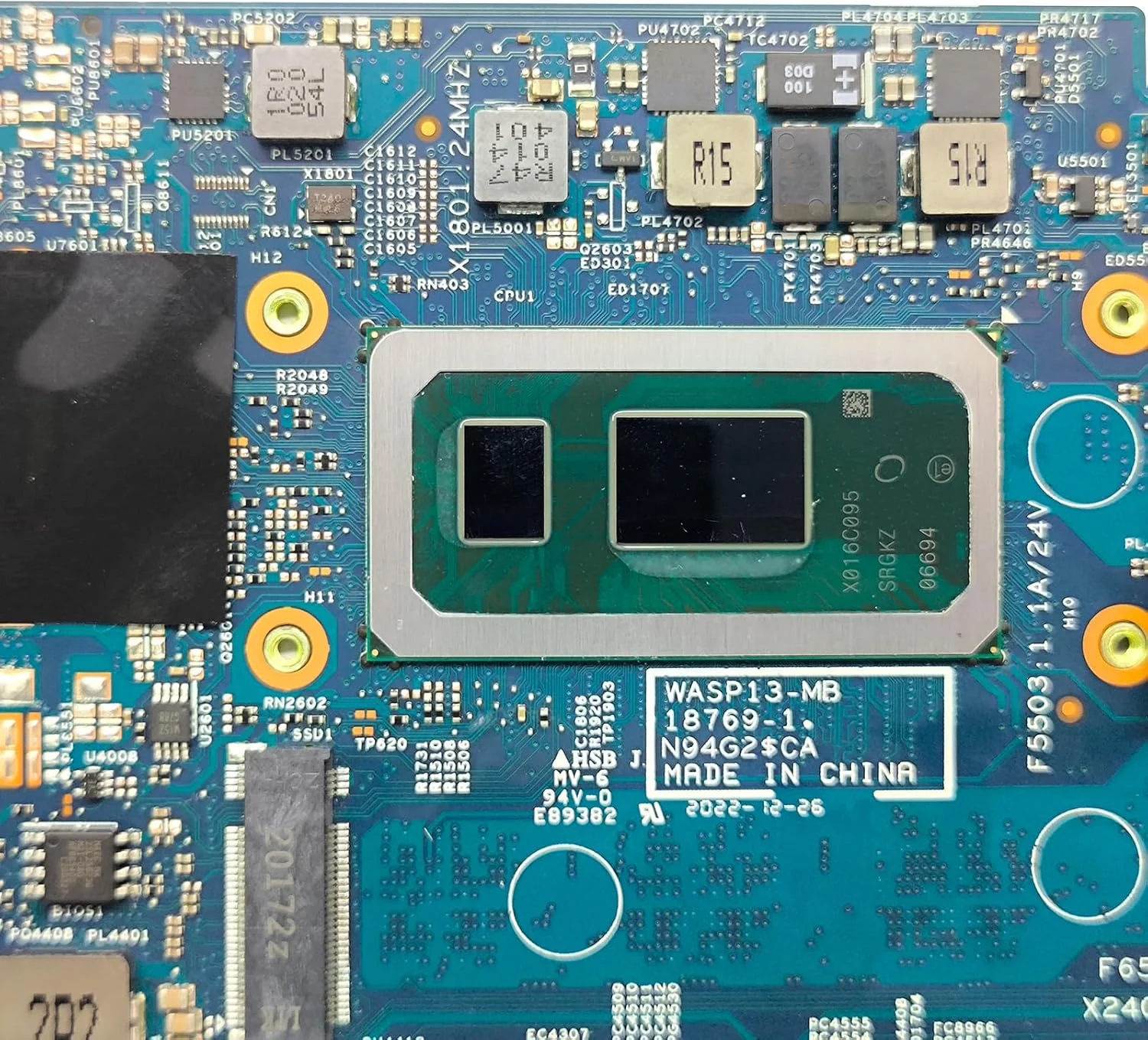 مادربرد جایگزین لپ تاپ WASP 13-MB 18769-1 برای Dell Inspiron 7391، برد اصلی سیستم با پردازنده I5-10210U و 8 گیگابایت رم، مدل 0MJWKP MJWKP مادربرد جایگزین لپ تاپ WASP 13-MB 18769-1 برای Dell Inspiron 7391، برد اصلی سیستم با پردازنده I5-10210U و 8 گیگابایت رم، مدل 0MJWKP MJWKP