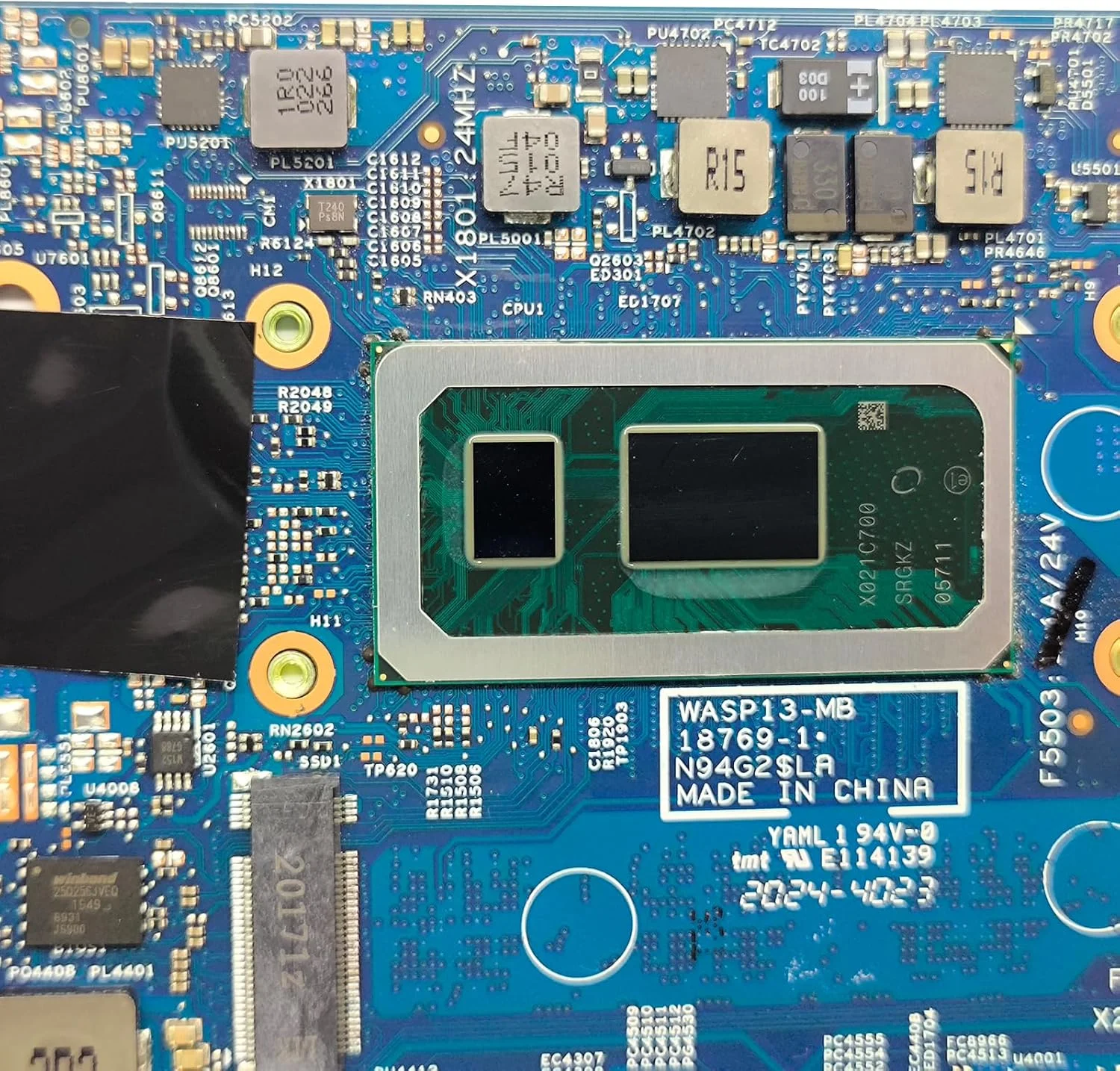 مادربرد جایگزین لپ تاپ WASP 13-MB 18769-1 برای Dell Inspiron 7391، برد اصلی سیستم با پردازنده I5-10210U و 8 گیگابایت رم، شماره قطعه 05V5NC 05V5NC مادربرد جایگزین لپ تاپ WASP 13-MB 18769-1 برای Dell Inspiron 7391، برد اصلی سیستم با پردازنده I5-10210U و 8 گیگابایت رم، شماره قطعه 05V5NC 05V5NC