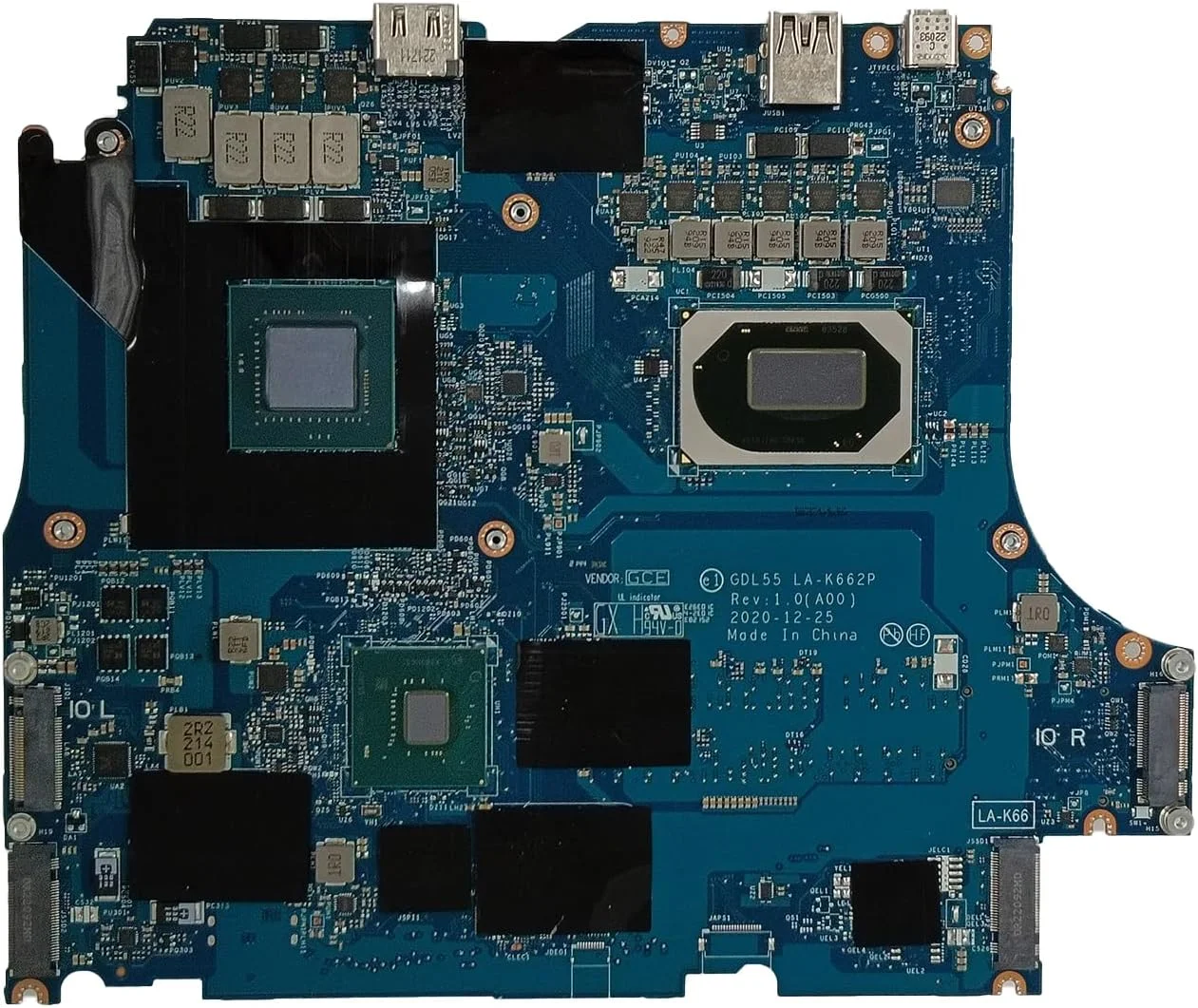 مادربرد جایگزین برای دل G15 5510 مدل GDL55 LA-K662P، پردازنده i5-10200H، کارت گرافیک RTX 3050 4GB، شماره قطعه 03FM5H 3FM5H