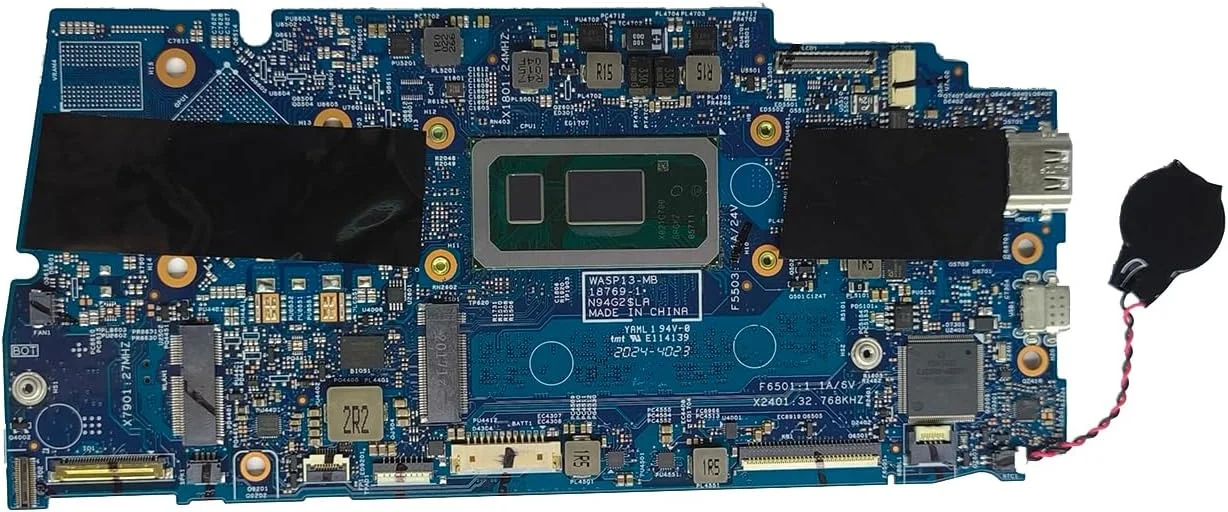 مادربرد جایگزین لپ تاپ WASP 13-MB 18769-1 برای Dell Vostro 5391، برد اصلی سیستم با پردازنده I5-10210U و 8 گیگابایت رم، شماره قطعه 05V5NC 05V5NC