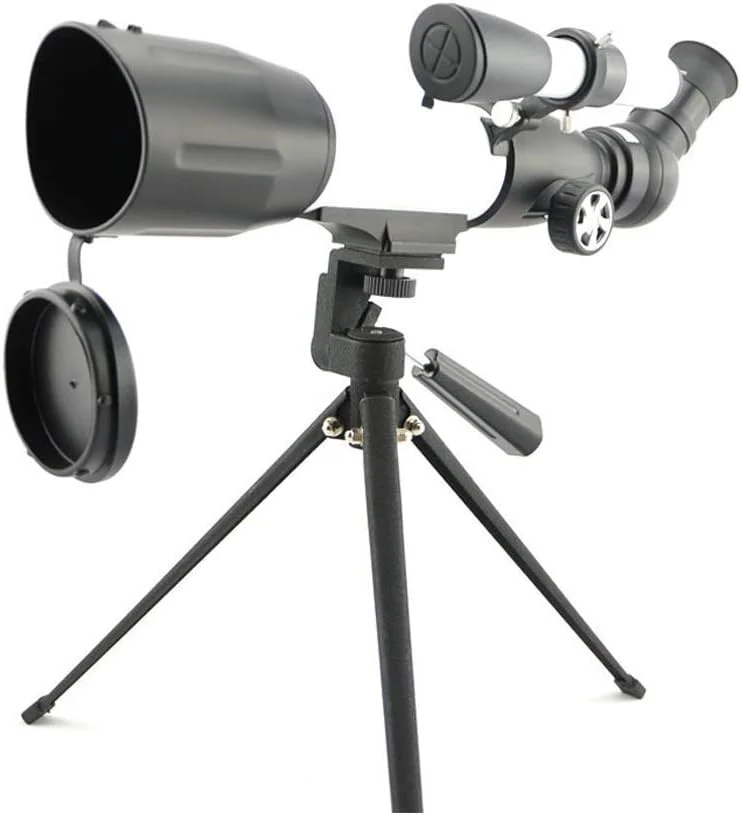 تلسکوپ شکستنی نجومی قابل حمل با پایه و 2 چشمی، مناسب برای مبتدیان در عکاسی نجومی و نجوم بصری تلسکوپ شکستنی نجومی قابل حمل با پایه و 2 چشمی، مناسب برای مبتدیان در عکاسی نجومی و نجوم بصری