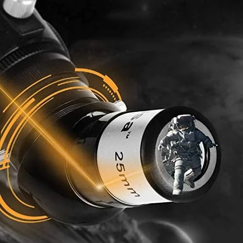 تلسکوپ شکستنی نجومی، تلسکوپ مسافرتی با کیف حمل، شکستنی قابل حمل با سه پایه، برای کودکان، بزرگسالان و مبتدیان