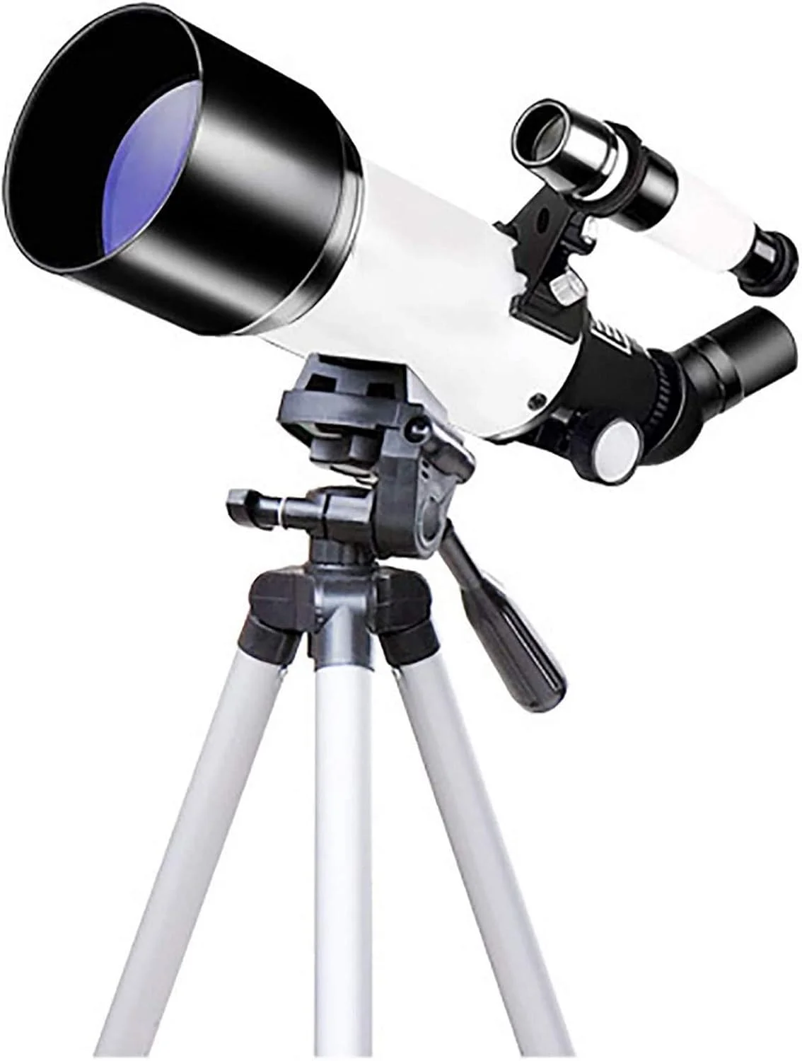 تلسکوپ نجومی TEmkin، تلسکوپ حرفه ای 100x برای رصد ستارگان، تلسکوپ های شکست نور نجومی 70 میلی متری برای مبتدیان، به همراه سه پایه با قابلیت تنظیم ارتفاع، سفید (سفید) تلسکوپ نجومی TEmkin، تلسکوپ حرفه ای 100x برای رصد ستارگان، تلسکوپ های شکست نور نجومی 70 میلی متری برای مبتدیان، به همراه سه پایه با قابلیت تنظیم ارتفاع، سفید (سفید)