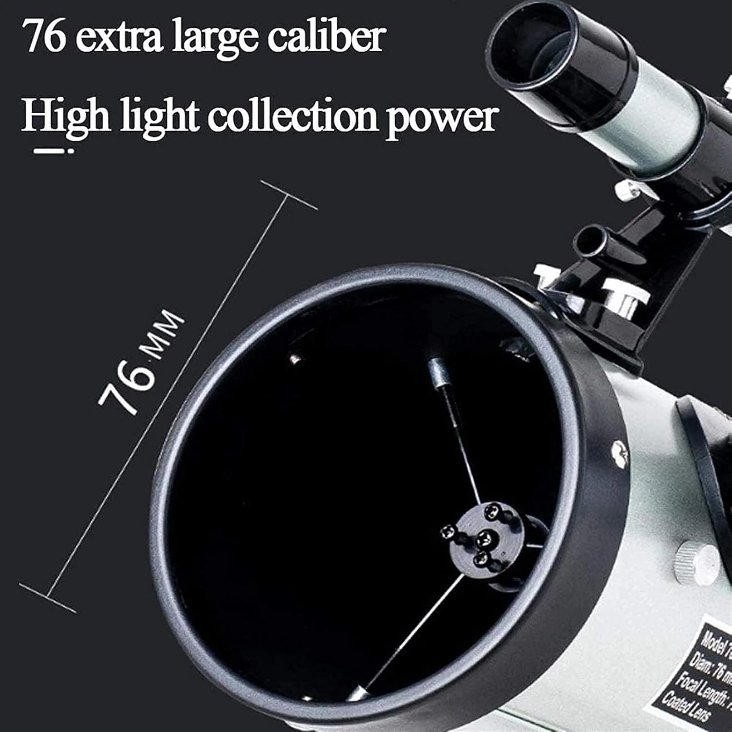 تلسکوپ نجومی مناسب برای بزرگسالان، تلسکوپ تک چشمی بیرونی انکساری فضایی نجومی با یابنده 5X24 تلسکوپ نجومی مناسب برای بزرگسالان، تلسکوپ تک چشمی بیرونی انکساری فضایی نجومی با یابنده 5X24
