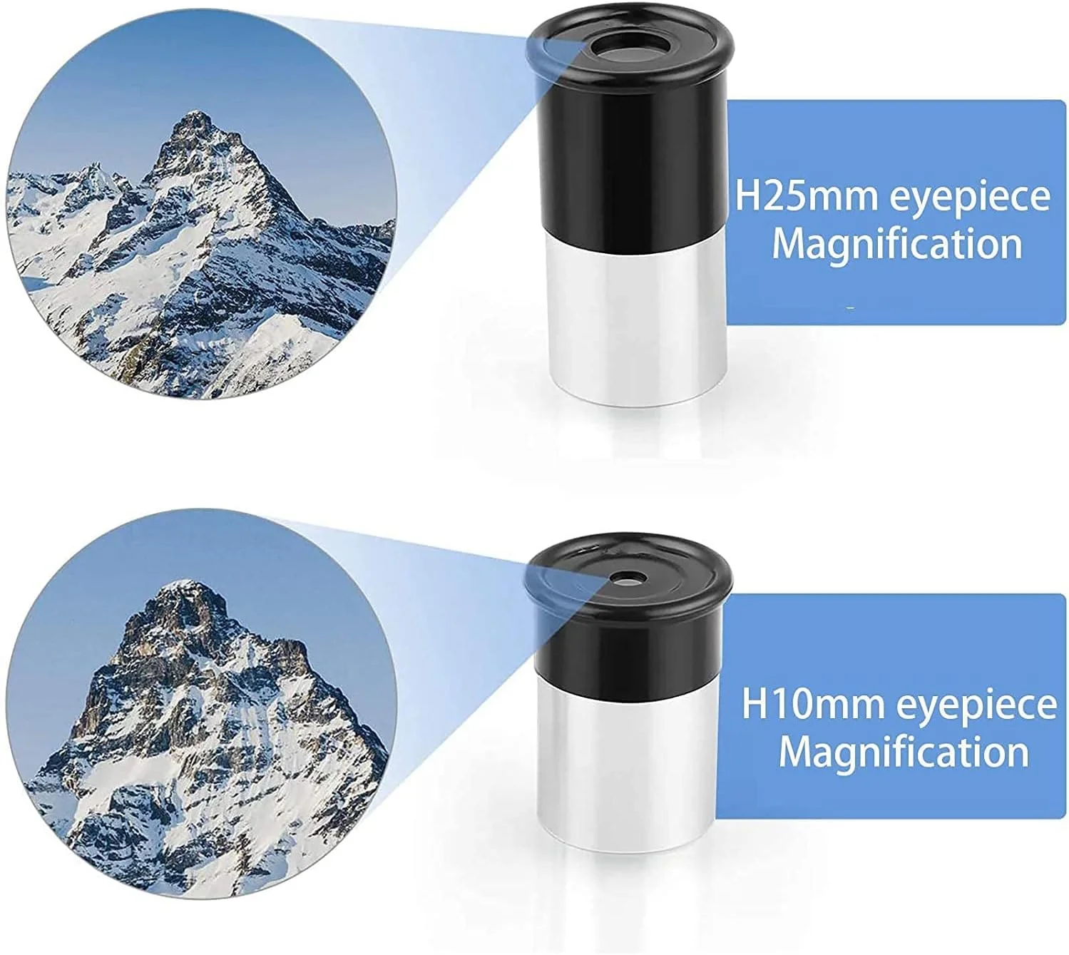 تلسکوپ نجومی مناسب Ultra HD، تلسکوپ مناسب برای مبتدیان نجوم، تلسکوپ شکستی HD 70 میلی‌متری مناسب با سه‌پایه قابل تنظیم و تلفن همراه