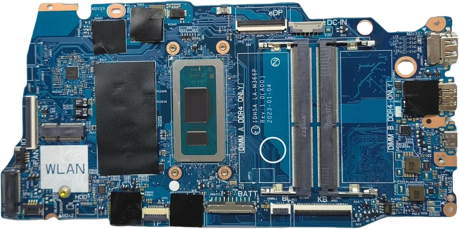 مادربرد جایگزین لپ تاپ IDH5A LA-M366P برای Dell Vostro 15 3530، پردازنده i3-1305U، شماره قطعه 0Y9Y9K Y9Y9K