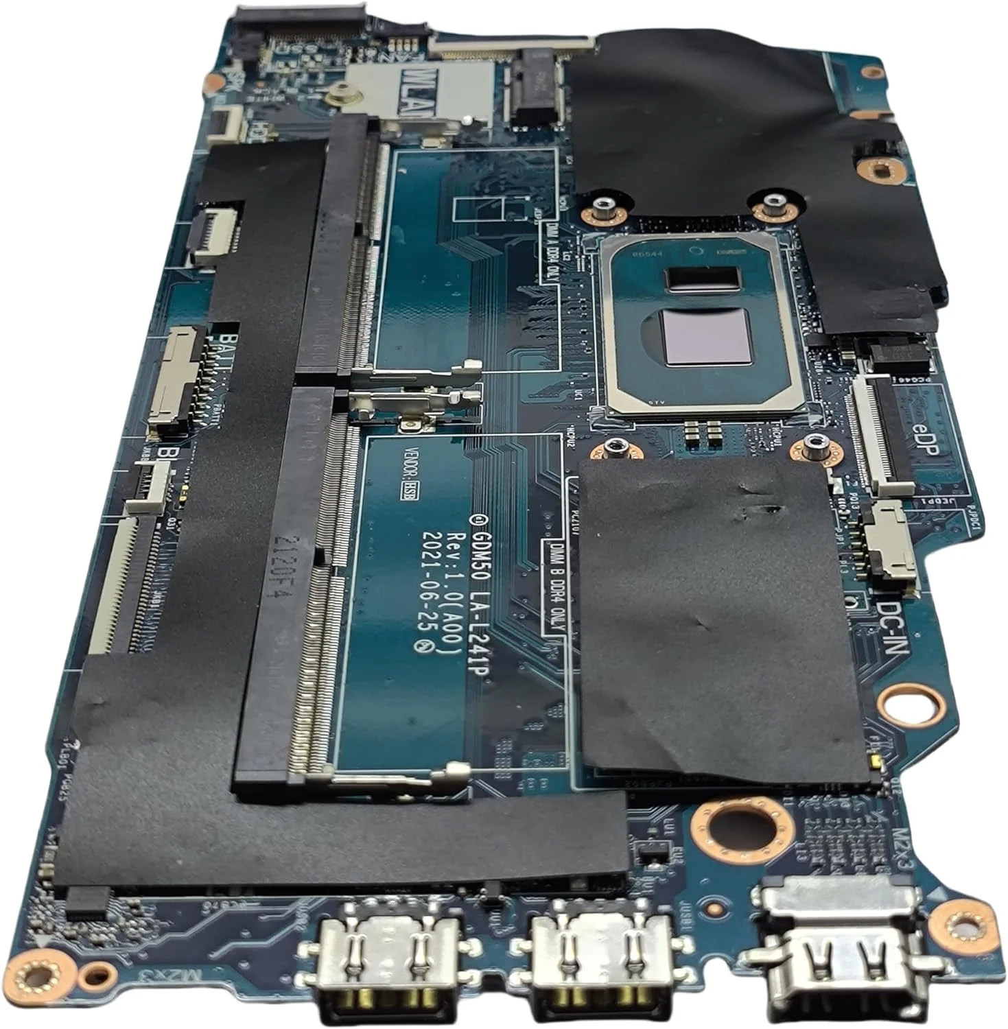 مادربرد جایگزین لپ تاپ GDM50 LA-L241P برای Dell Vostro 15 3510، پردازنده i3-1115G4، شماره قطعه 0MGH75 MGH75