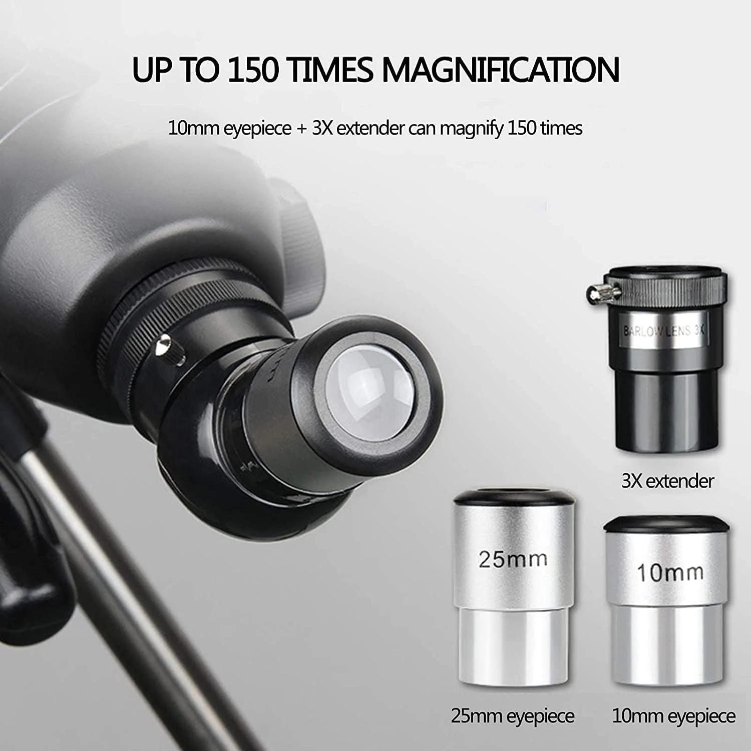 تلسکوپ منوچشمی نجومی 150X HD، تلسکوپ فضایی منوچشمی علمی، تلسکوپ شکستی حرفه ای 70/500 میلی متری، با پایه + یاب + کوله پشتی مسافرتی تلسکوپ منوچشمی نجومی 150X HD، تلسکوپ فضایی منوچشمی علمی، تلسکوپ شکستی حرفه ای 70/500 میلی متری، با پایه + یاب + کوله پشتی مسافرتی