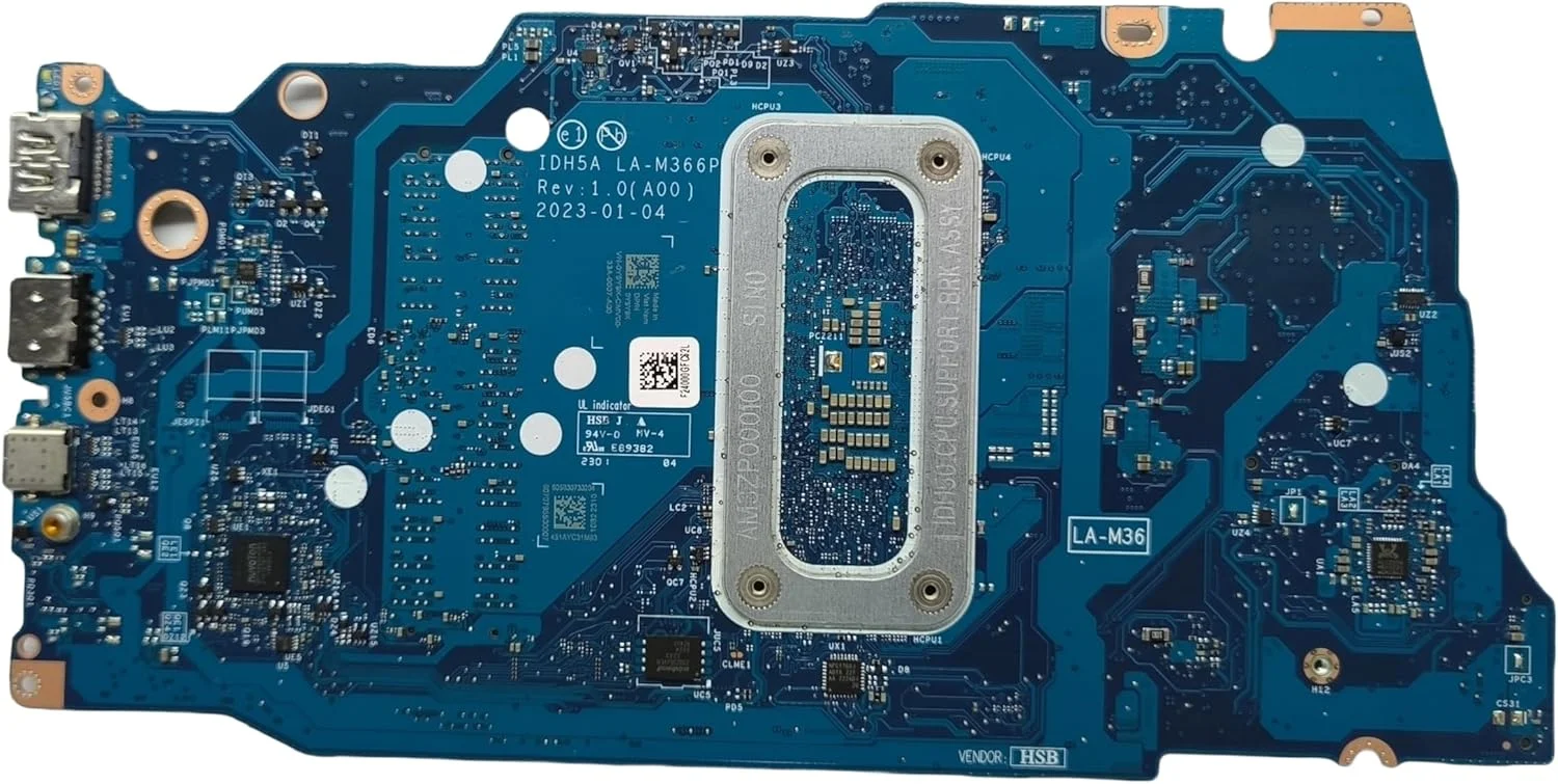 مادربرد جایگزین لپ تاپ IDH5A LA-M366P برای Dell Vostro 15 3530، پردازنده i3-1305U، شماره قطعه 0Y9Y9K Y9Y9K