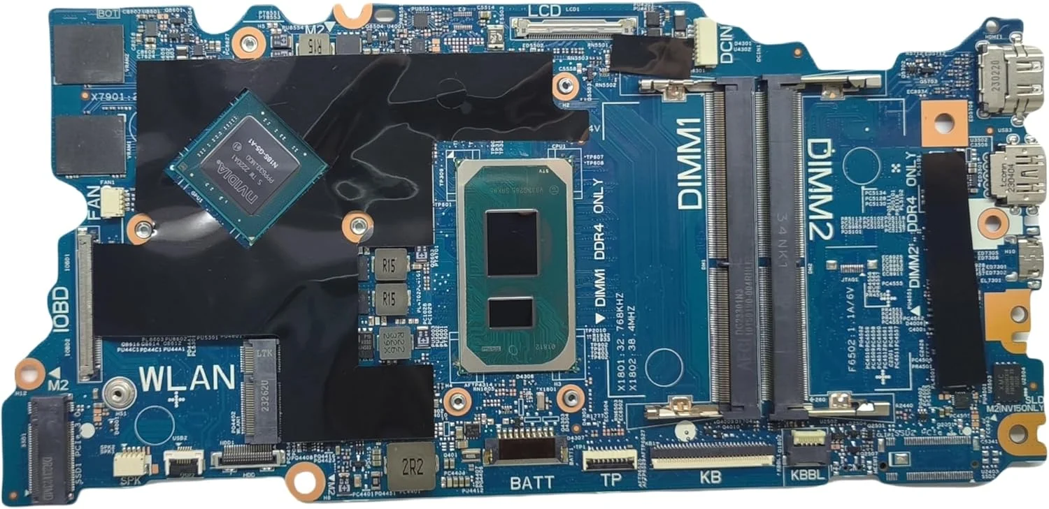 مادربرد جایگزین برای دل Latitude 3520 مدل 213047-1 Cybory-L15 TGL برد سیستم جدید پردازنده i5-1135G7 گرافیک MX450 2GB 0210W7 210W7