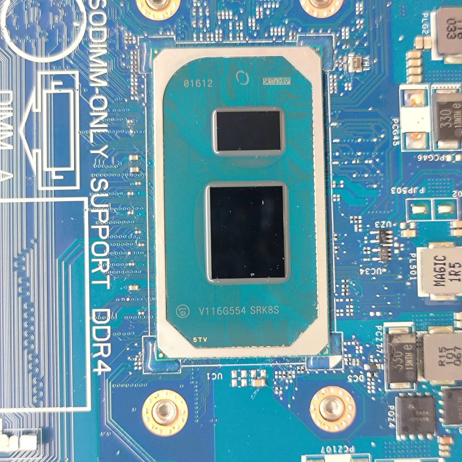 مادربرد جایگزین لپ تاپ GDI4A LA-K034P برای Dell Inspiron 3501، برد اصلی سیستم با پردازنده i3-1125G4، شماره قطعه 0G67KF G67KF