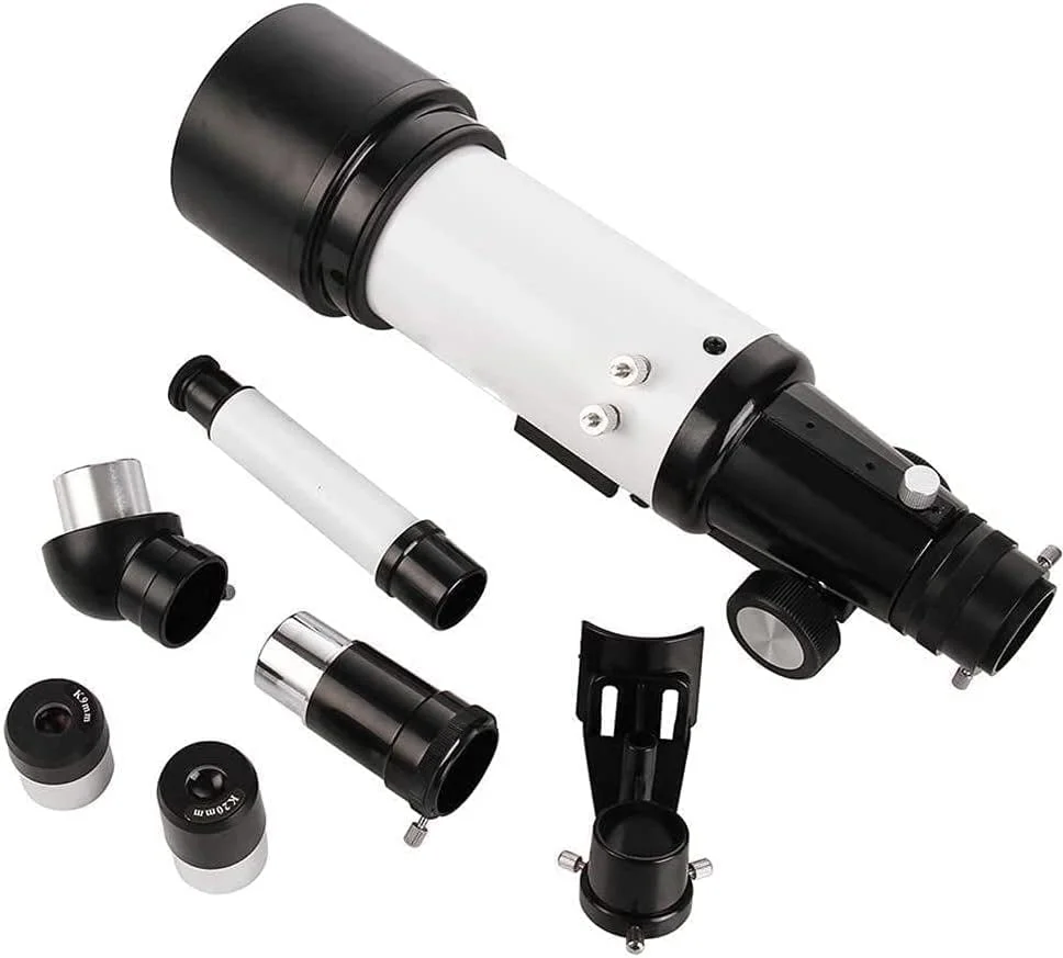 تلسکوپ نجومی تلسکوپ مسافرتی 100 میلیمتری با قابلیت تنظیم، به همراه نگهدارنده تلفن همراه، مناسب برای اهداف آسمانی و زمینی تلسکوپ نجومی تلسکوپ مسافرتی 100 میلیمتری با قابلیت تنظیم، به همراه نگهدارنده تلفن همراه، مناسب برای اهداف آسمانی و زمینی