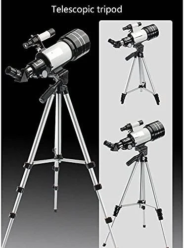 تلسکوپ نجومی مناسب برای مبتدیان و بزرگسالان، تلسکوپ شکستی نجومی ۷۰ میلیمتری، تلسکوپ قابل حمل با کیف حمل، آداپتور تلفن و سه پایه تلسکوپ نجومی مناسب برای مبتدیان و بزرگسالان، تلسکوپ شکستی نجومی ۷۰ میلیمتری، تلسکوپ قابل حمل با کیف حمل، آداپتور تلفن و سه پایه