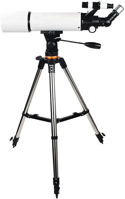 تلسکوپ نجومی مناسب برای مبتدیان و بزرگسالان، دهانه 80 میلی‌متری و فاصله کانونی 500 میلی‌متری، منشور Bak4، تلسکوپ شکستنی نجومی