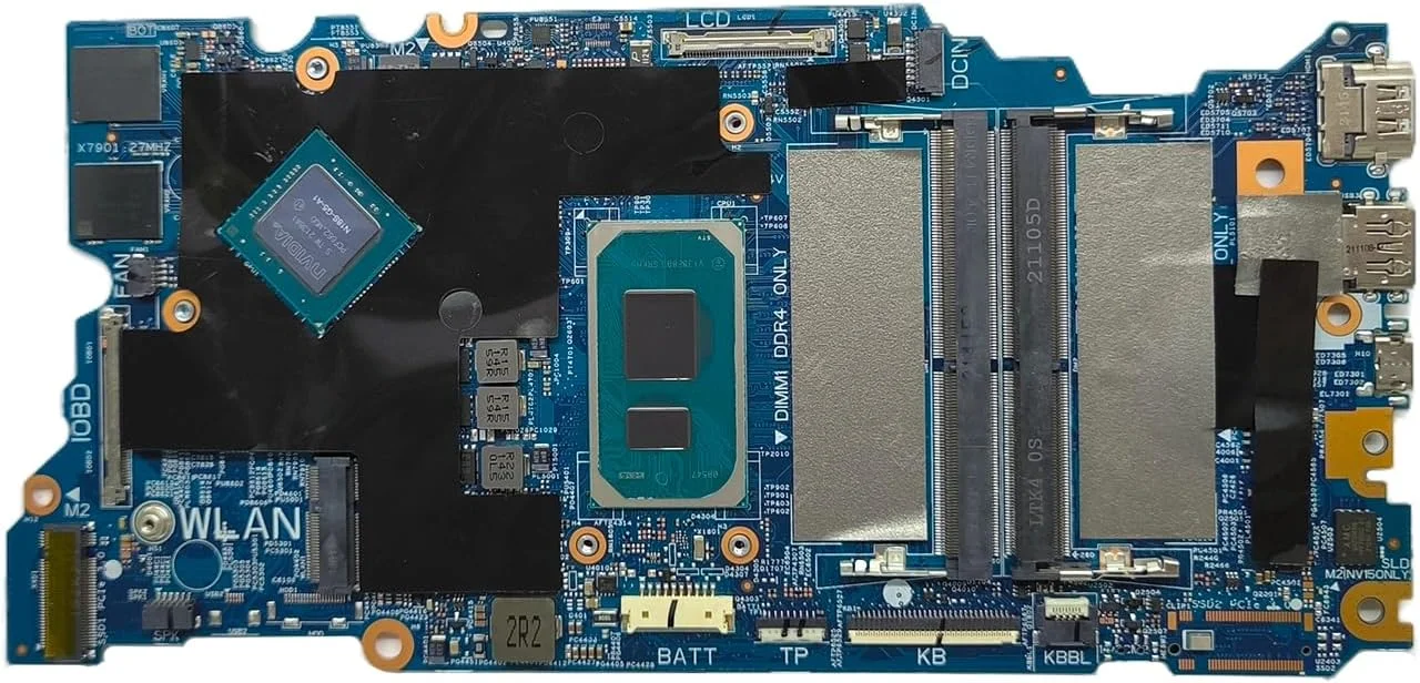 مادربرد جایگزین لپ تاپ Cyborg-V14 TGL 203065-1 برای Dell Vostro 14 5410، برد اصلی سیستم با پردازنده i7-11370H و گرافیک MX450 2G، شماره قطعه 0TGWCJ TGWCJ