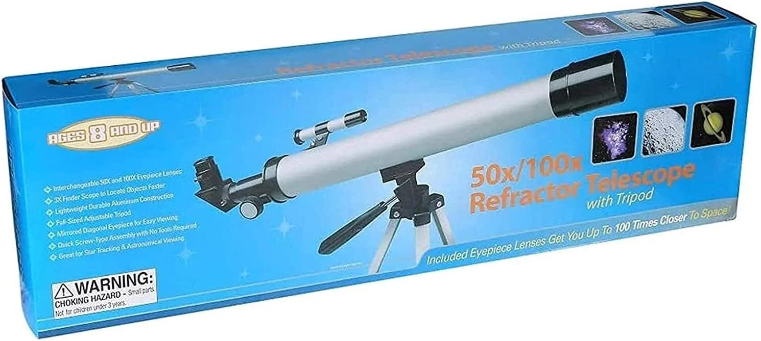 تلسکوپ فضایی زوم 50 میلیمتری برای مبتدیان 100X، تلسکوپ تکچشمی قابل حمل، تلسکوپ شکستنی مسافرتی با پایه تلسکوپ فضایی زوم 50 میلیمتری برای مبتدیان 100X، تلسکوپ تکچشمی قابل حمل، تلسکوپ شکستنی مسافرتی با پایه