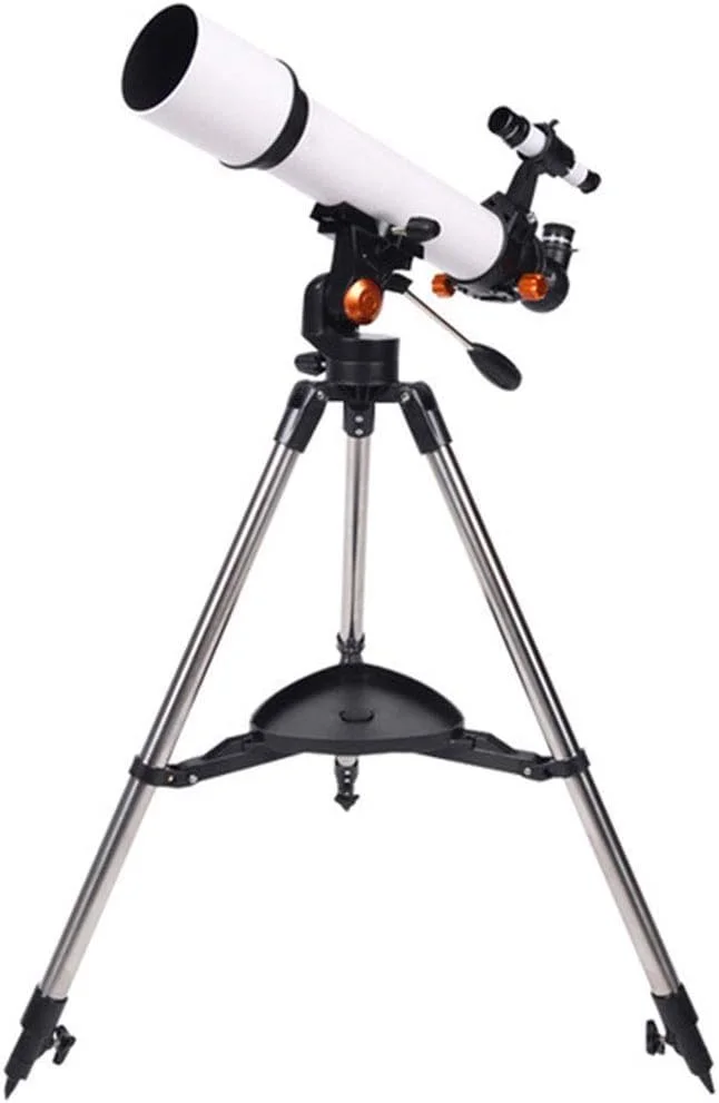 تلسکوپ نجومی برای مبتدیان - تلسکوپ نجومی 20X / 30X / 40X با سه پایه قابل تنظیم 60 میلی متری HD انکساری برای نجوم، آموزش علمی اولیه، دو برابر راحتی